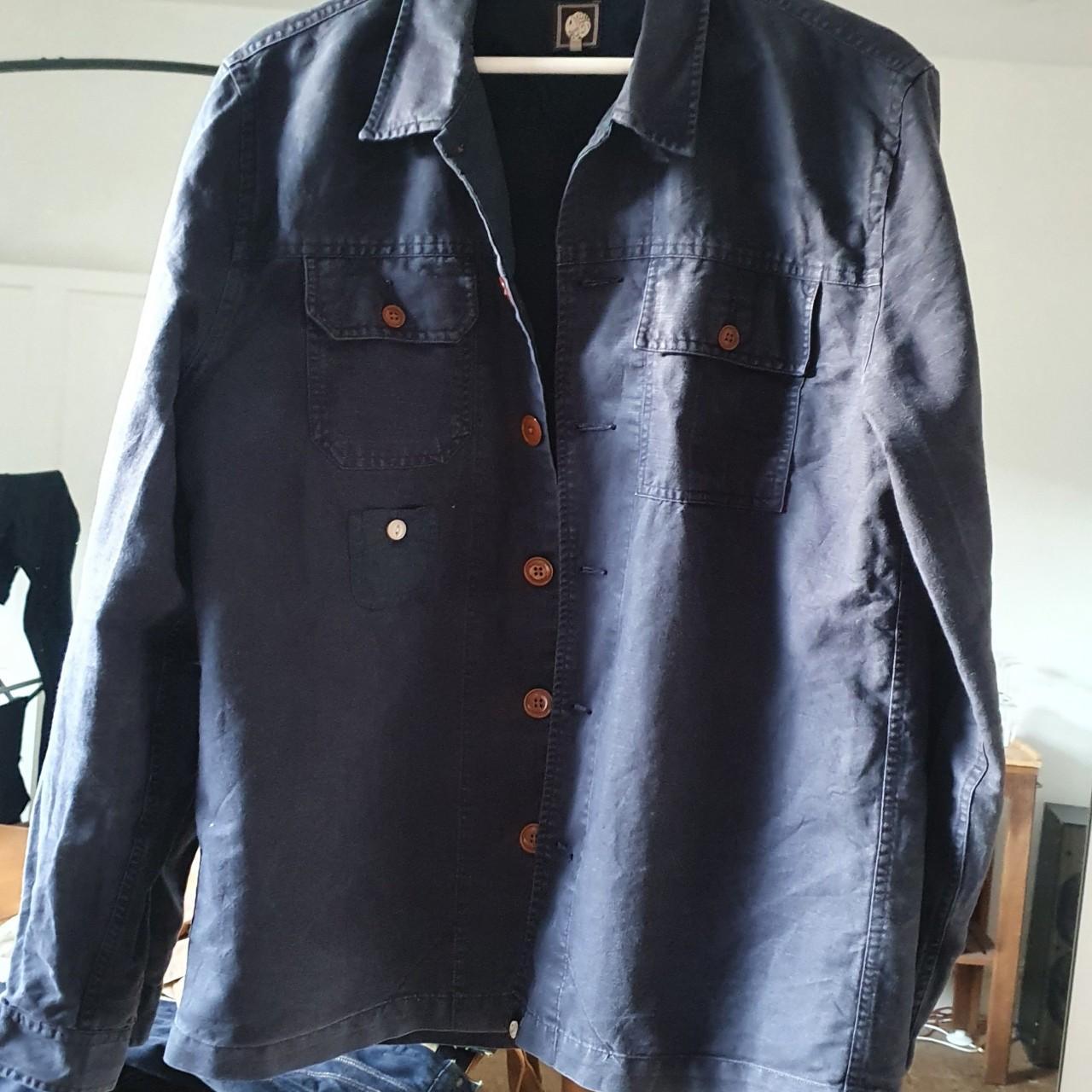 Pretty Green Utility Shirt Very versatile navy blue... - Depop