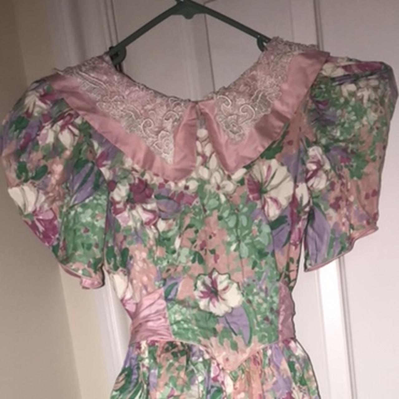 #vintage #80s style dress with #bow - Depop