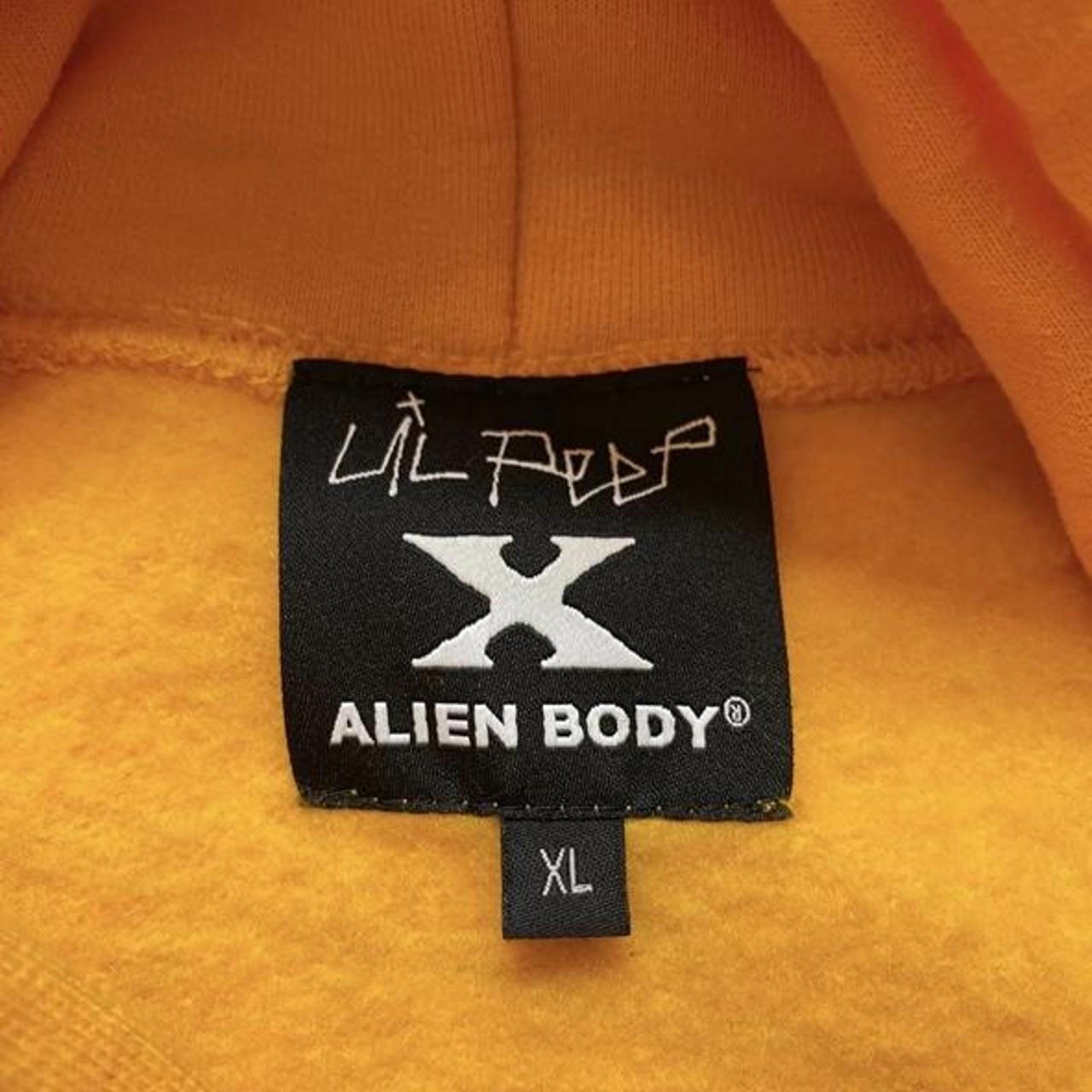 Lil Peep x Alien Body OG Raw Vision Hoodie Size - Depop