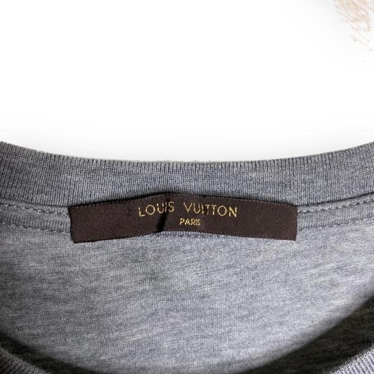 All-over branding Louis Vuitton tshirt Open to - Depop