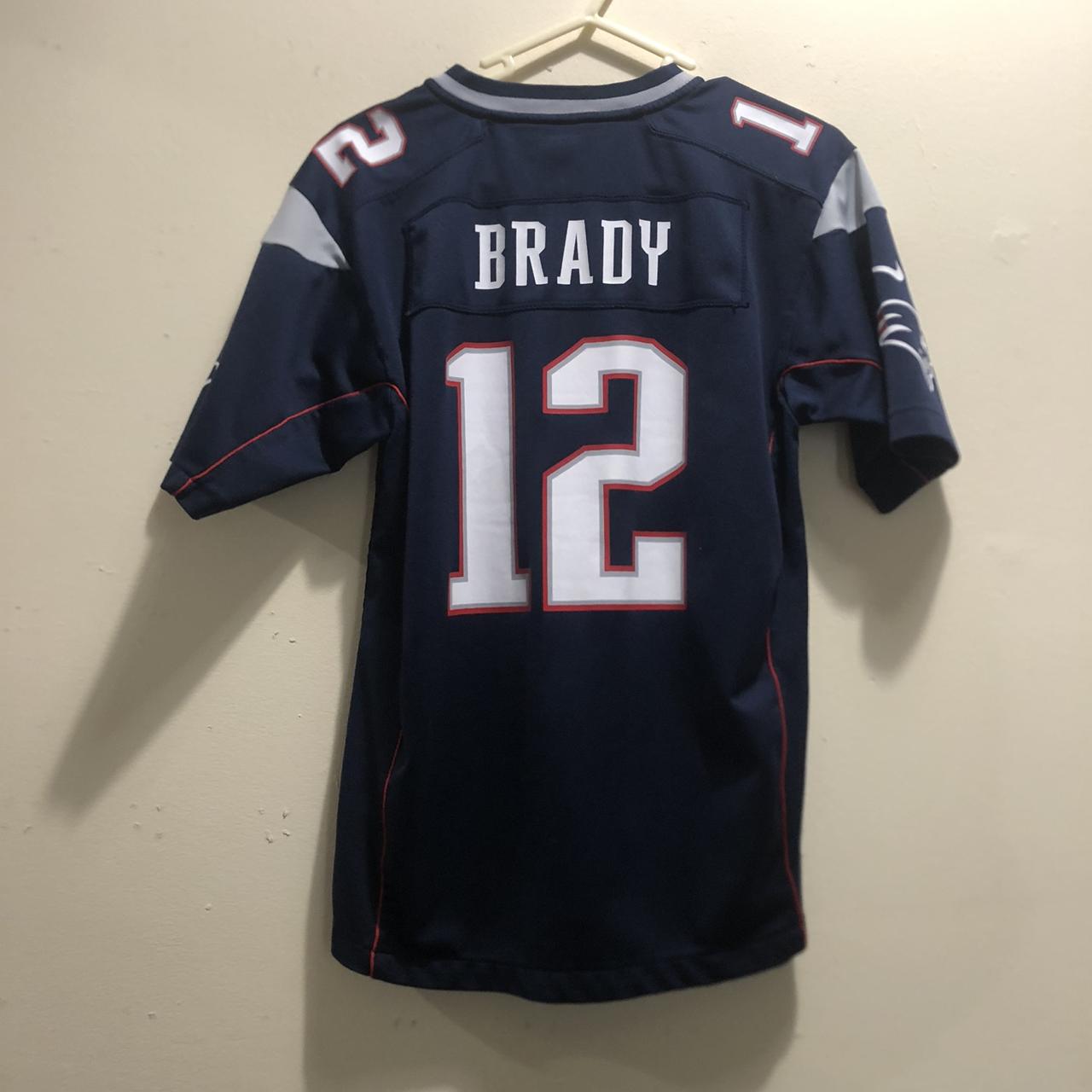 New England Patriots Nike On Field 12 Tom Brady - Depop