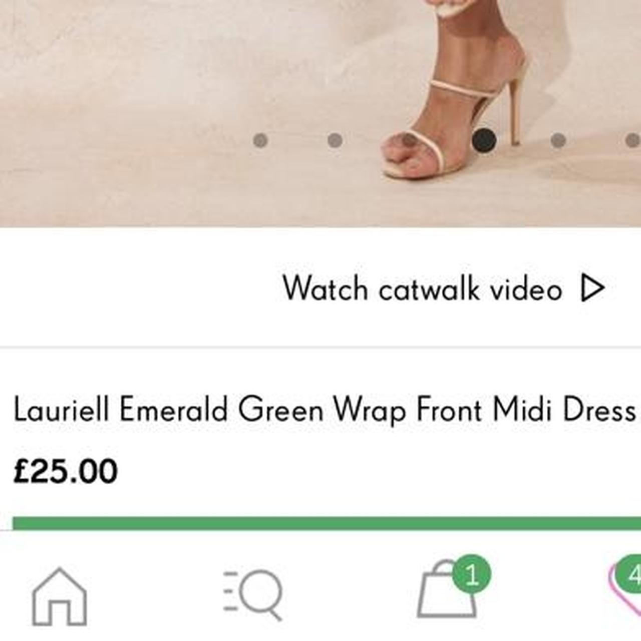 EMERALD GREEN DRESS pretty little thing WORN ONCE... Depop