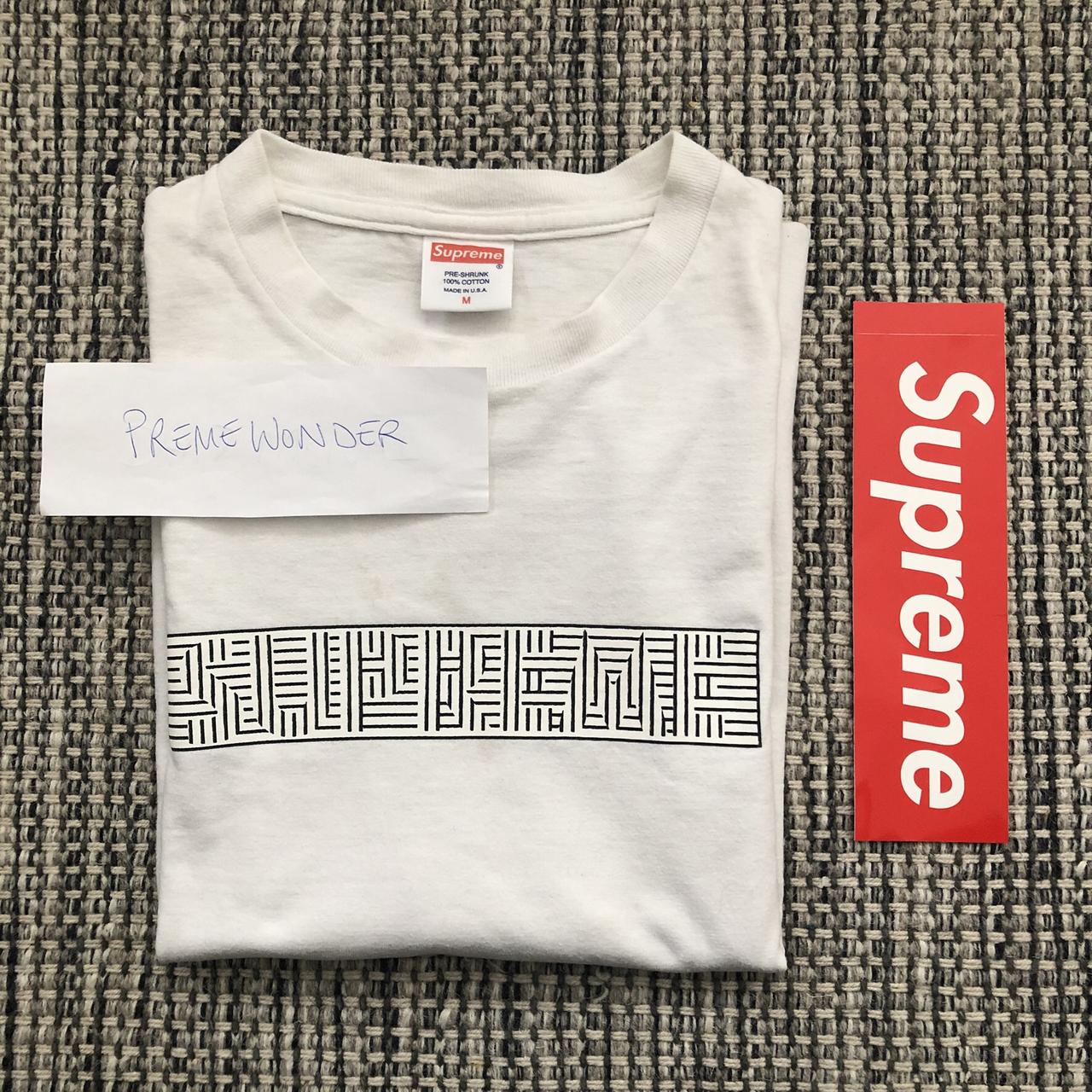 supreme optical illusion tee