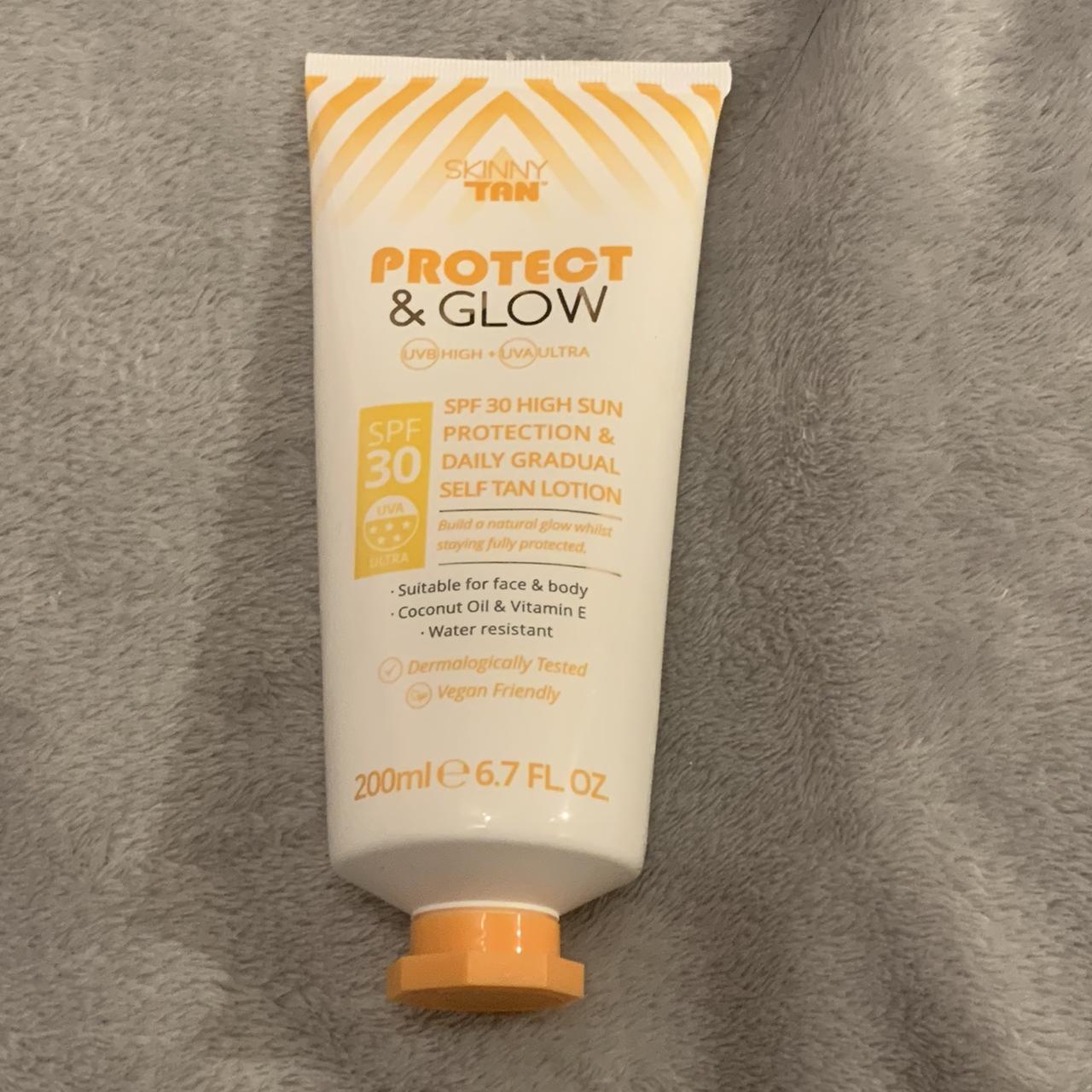 skinny tan protect and glow spf 50