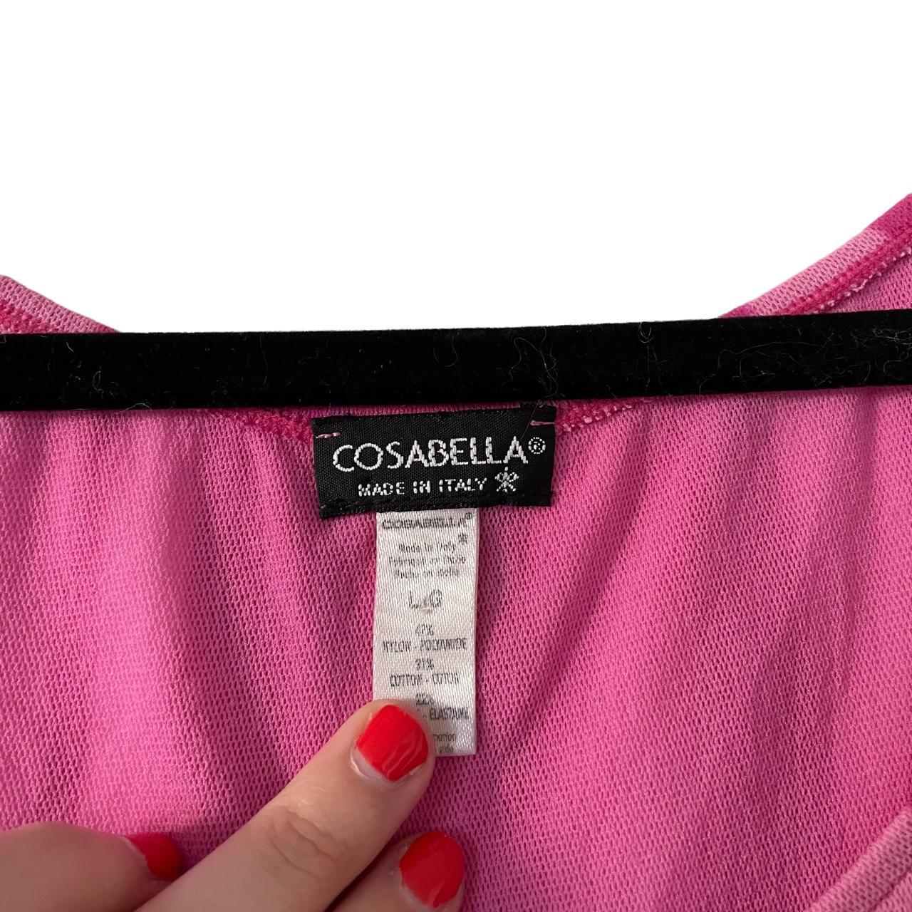 Cosabella Women's Pink Shirt | Depop