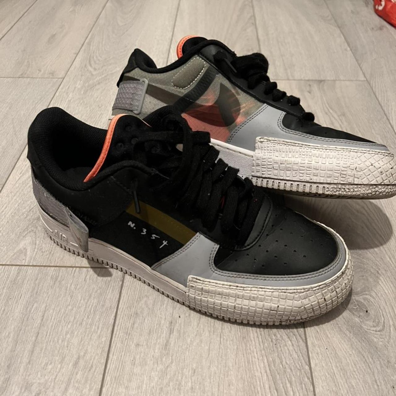 nike air force 1 type black hyper