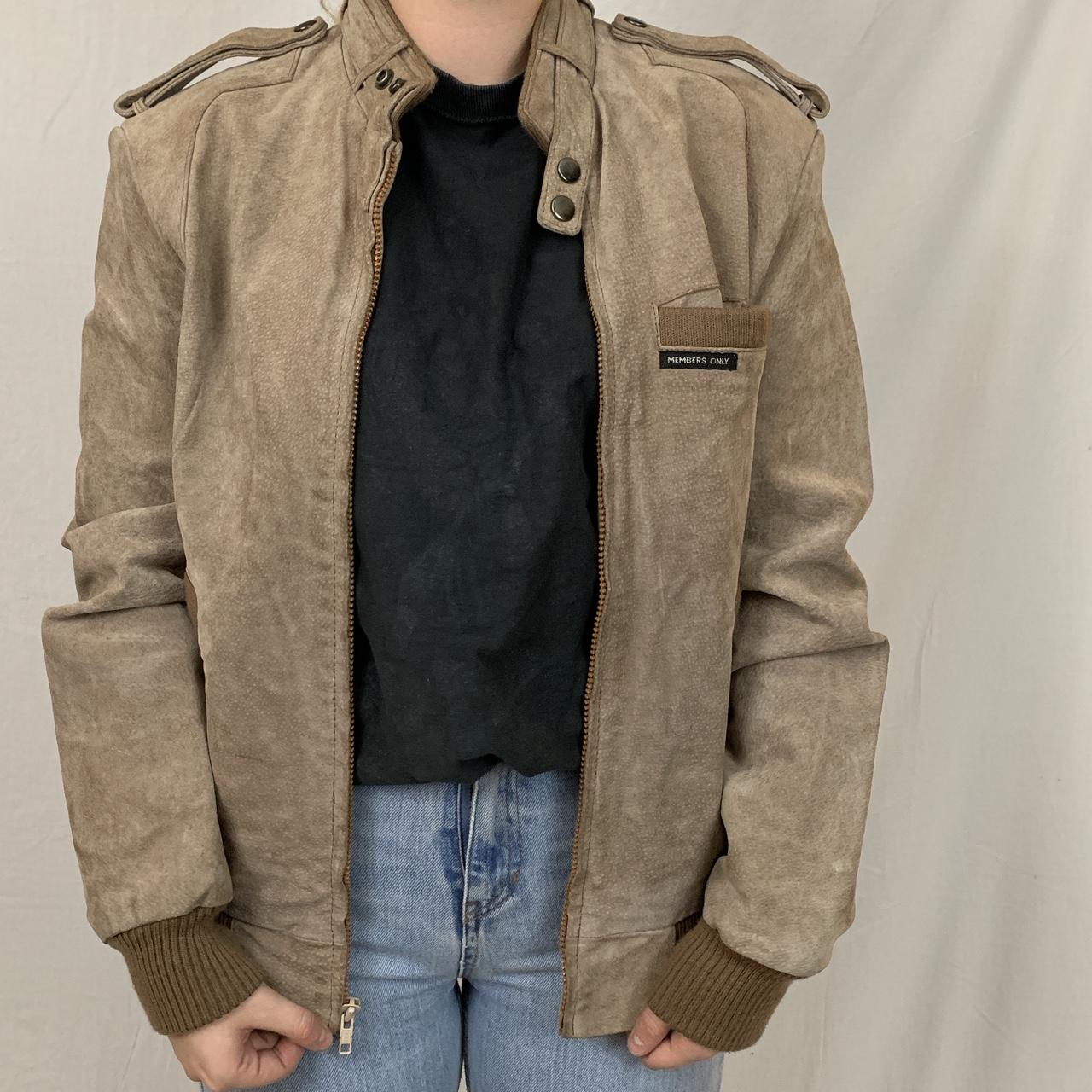 Suede members deals only jacket