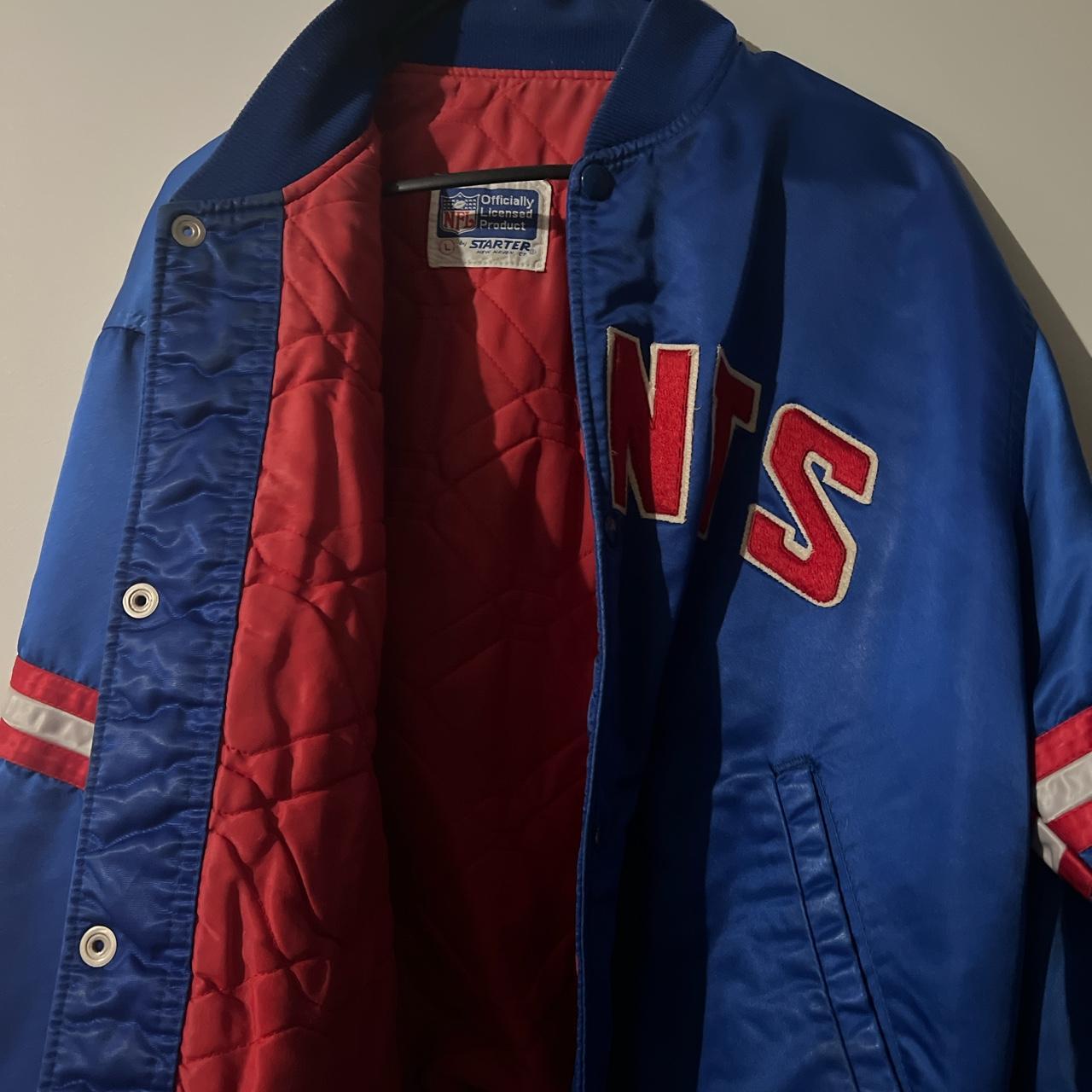 Early 90s New York Giants vintage winter jacket, one - Depop