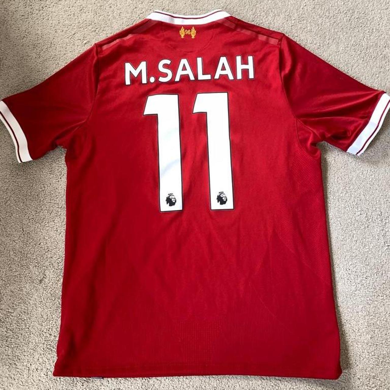 Mo Salah Liverpool Home Shirt (2017/2018) XLBoys but... - Depop