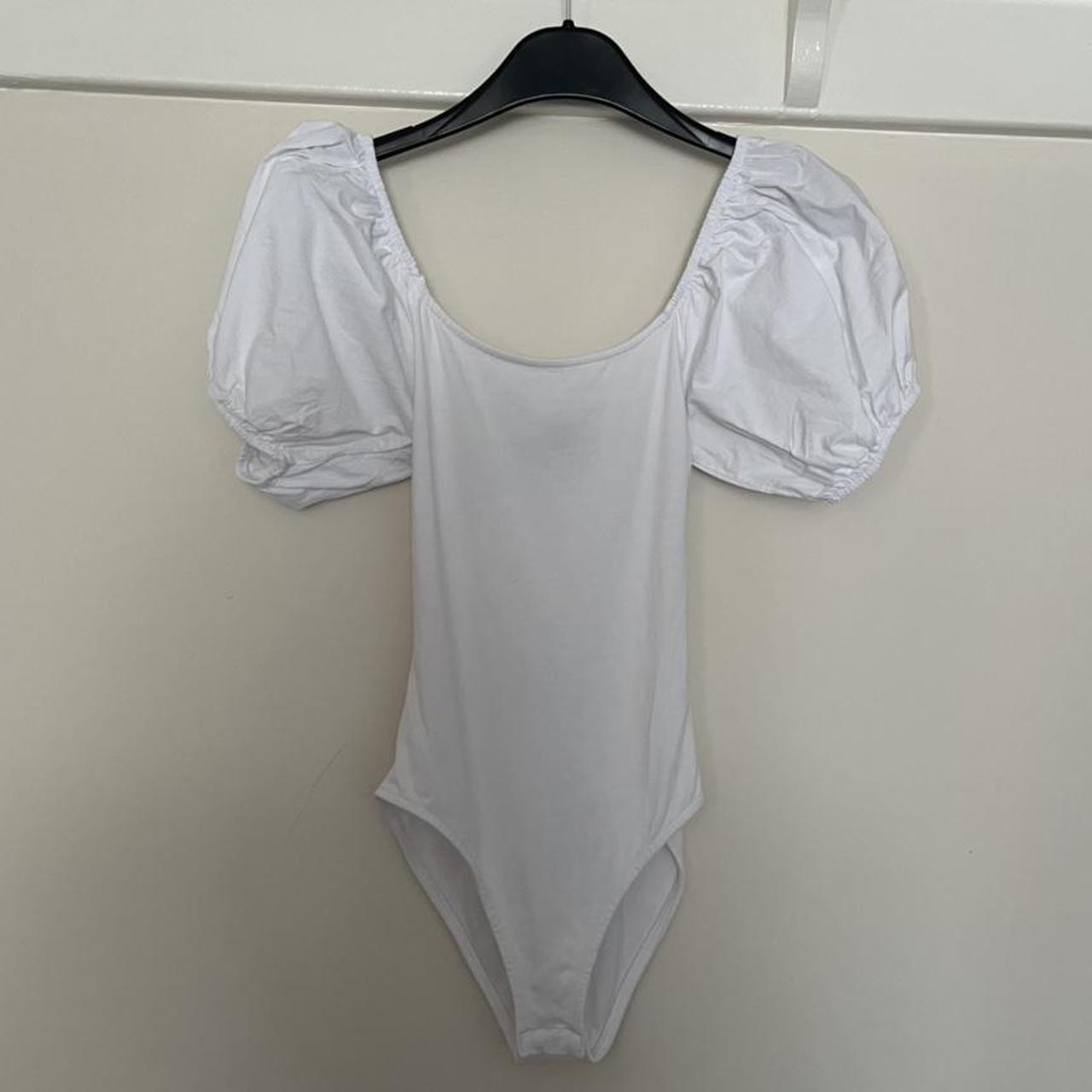 Primark Women's White Bodysuit | Depop