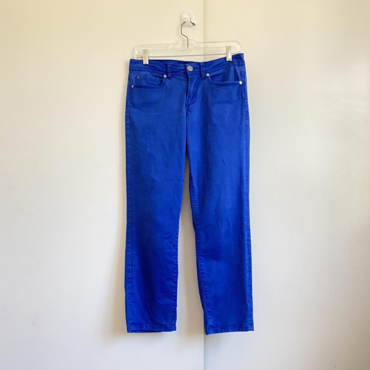 Calvin Klein Women's Blue and Navy Jeans | Depop