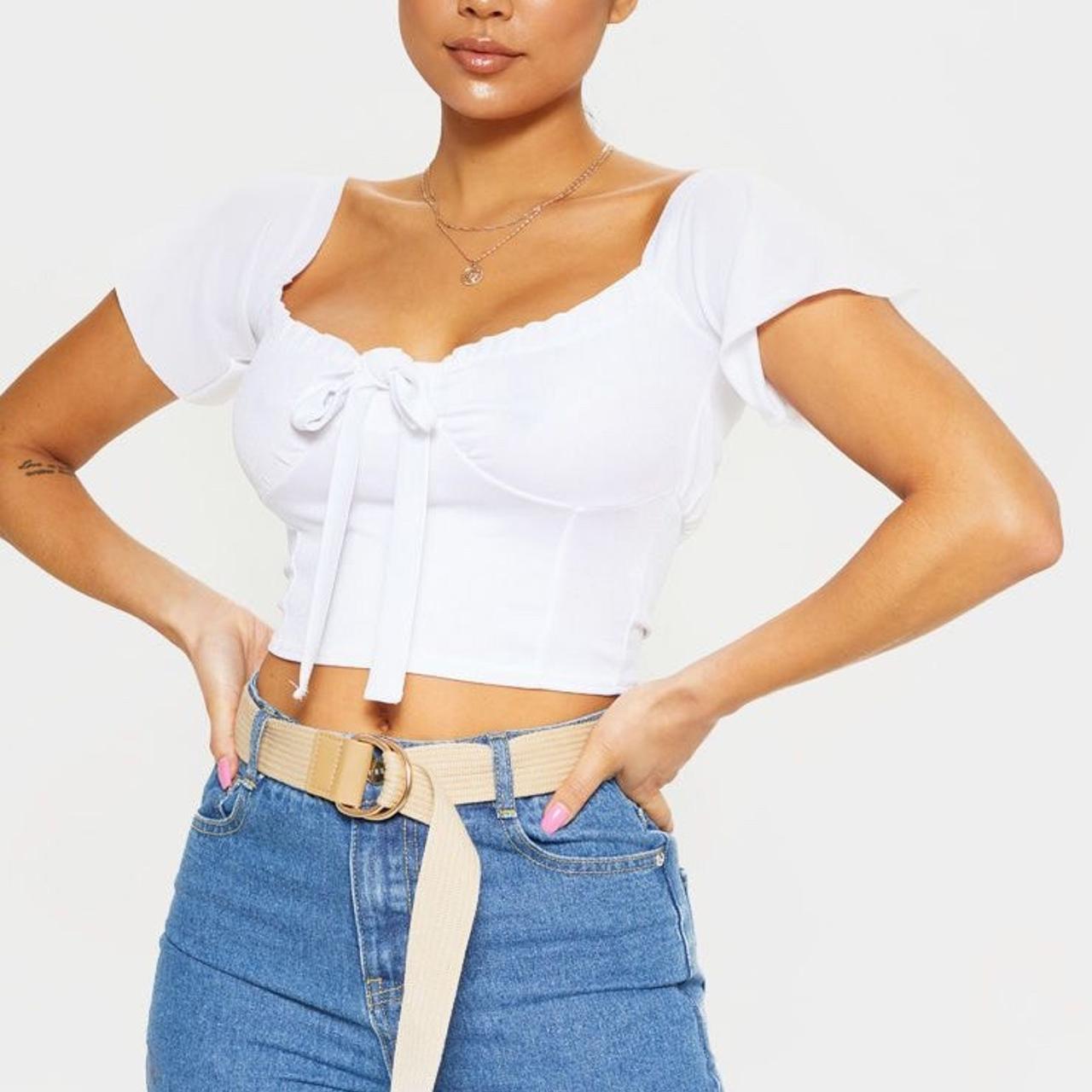 Milkmaid bardot top hot sale