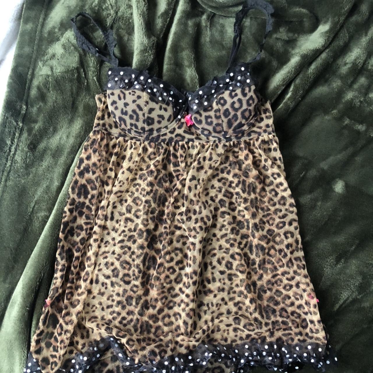 Leopard print outlet baby doll