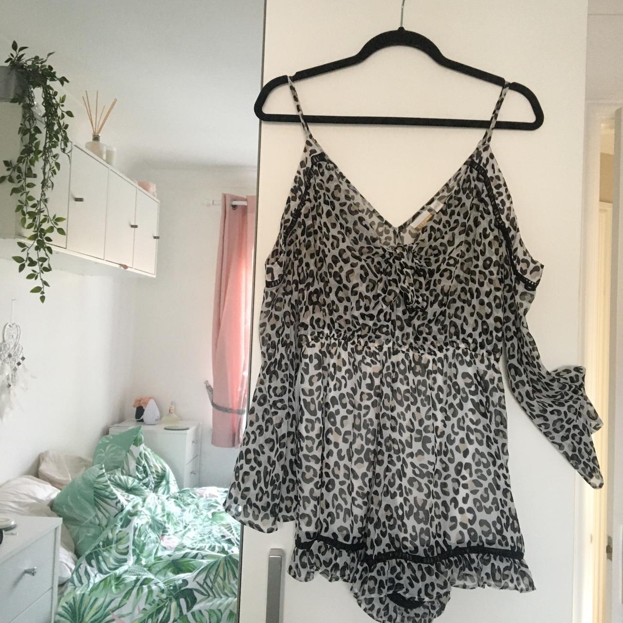 lipsy printed playsuit