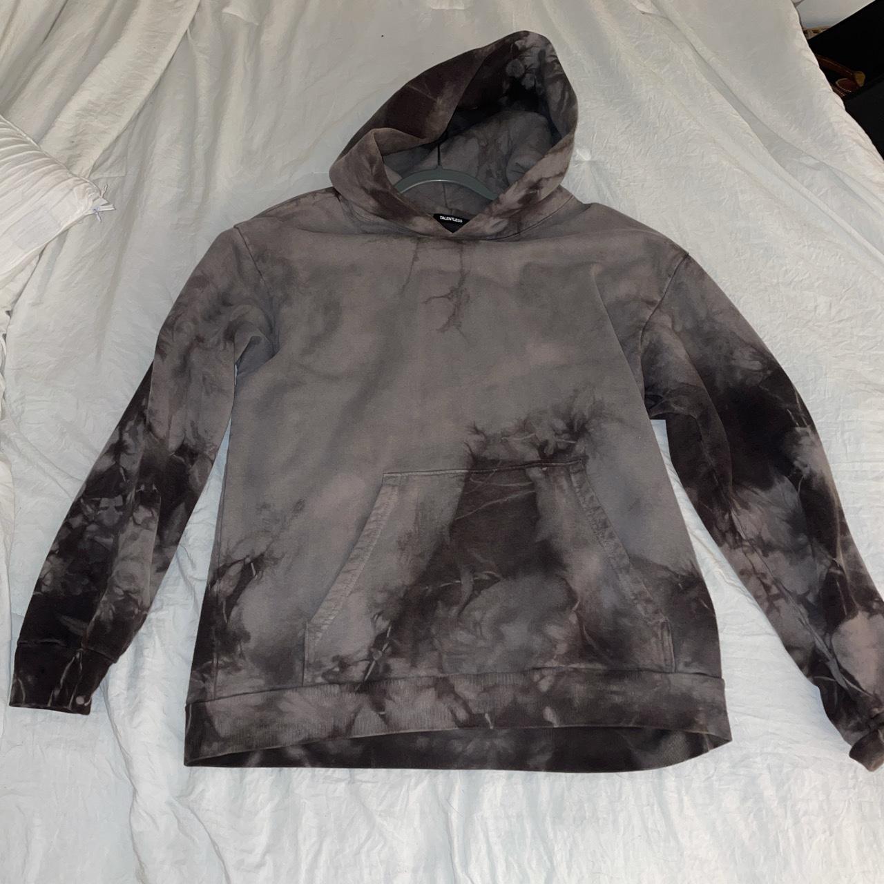 TALENTLESS CLASSIC BLACK DYE selling HOODIE SZ L