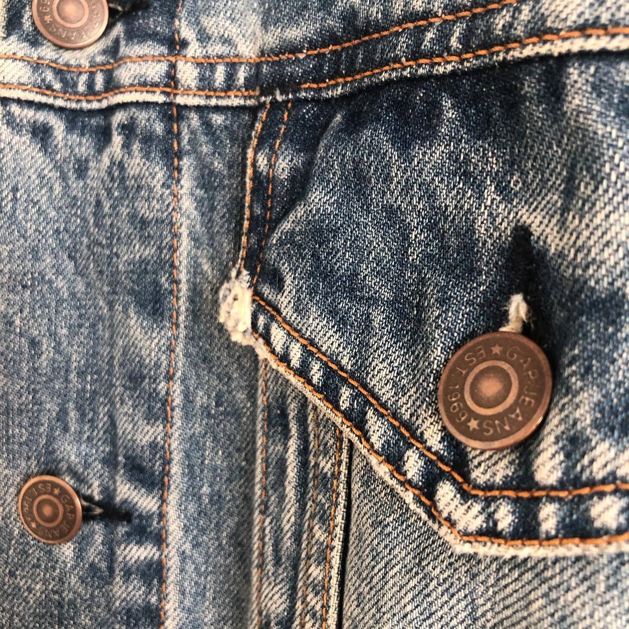 GAP Denim Jacket - Blue Jeans Label San Francisco... - Depop