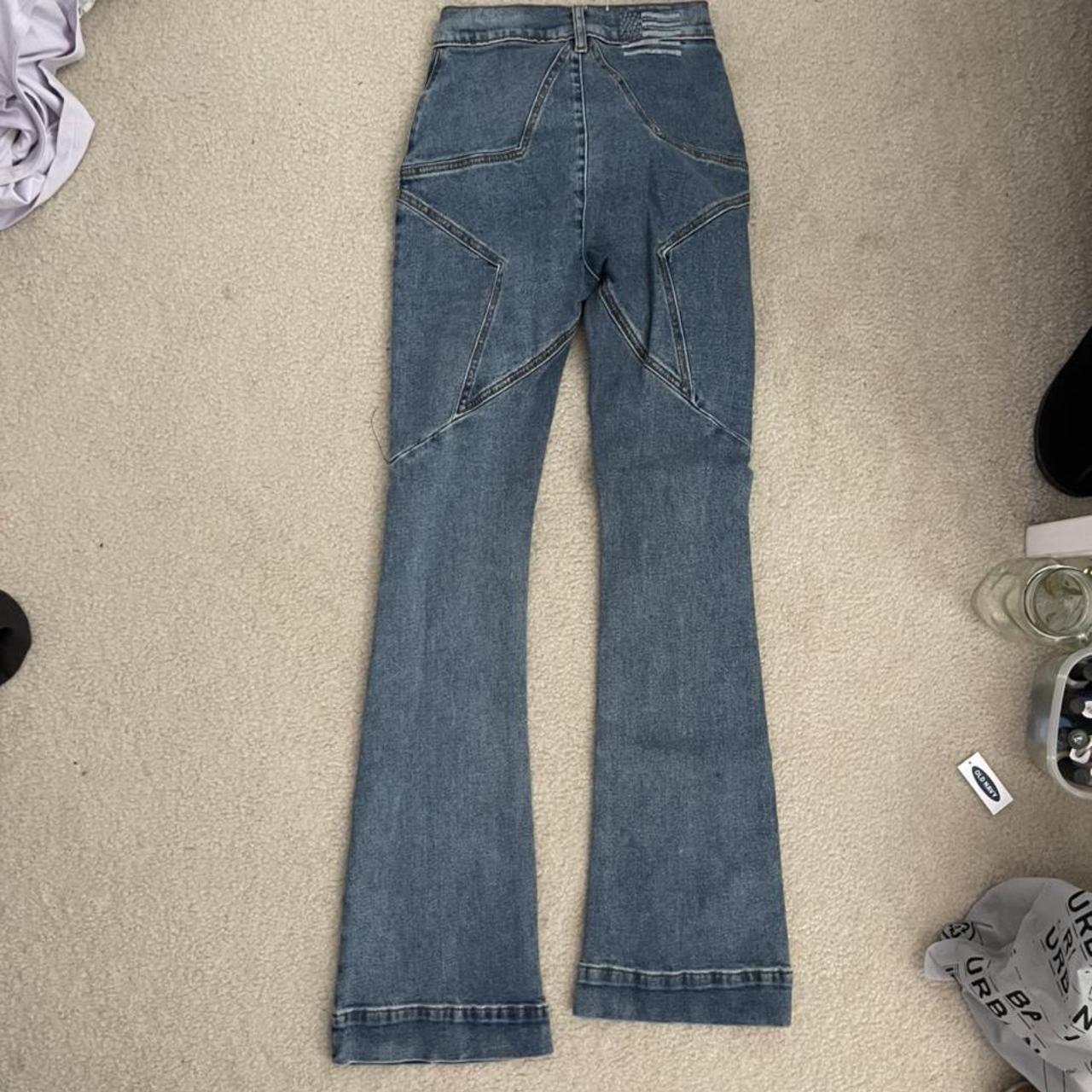 Super Cute Revice Denim Jeans With Star On The Back Depop 0088