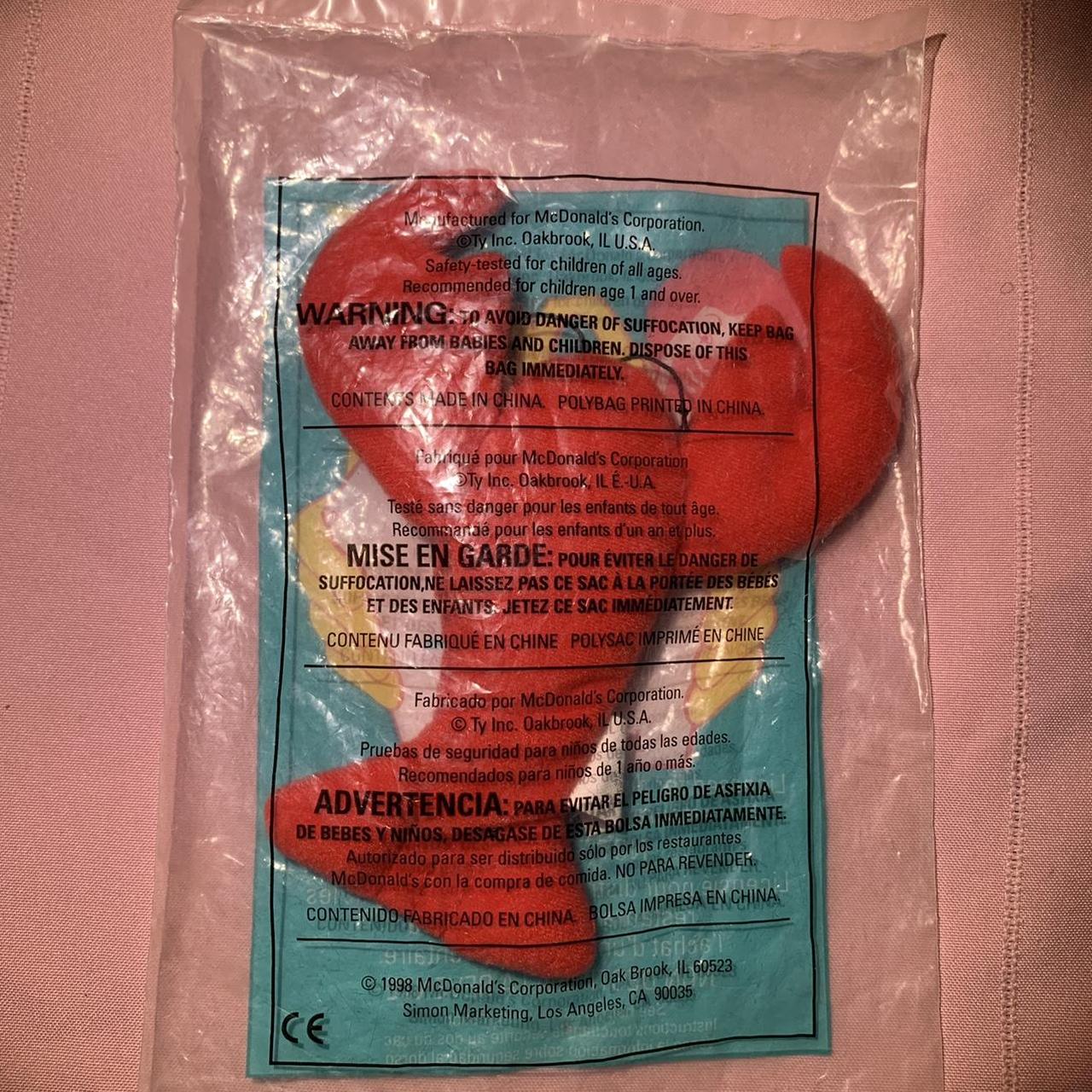 Pinchers the Lobster McDonald’s happy meal toy... Depop