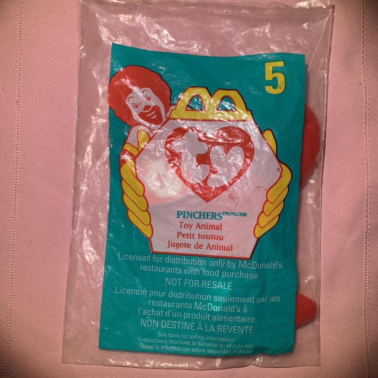 Pinchers the Lobster McDonald’s happy meal toy... Depop