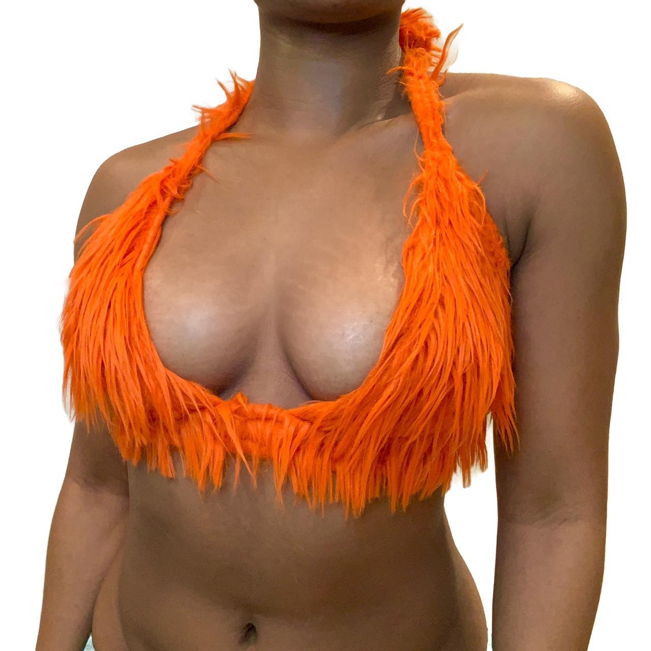 Product Image 1 - Adriana Sahar Orange Halter Top