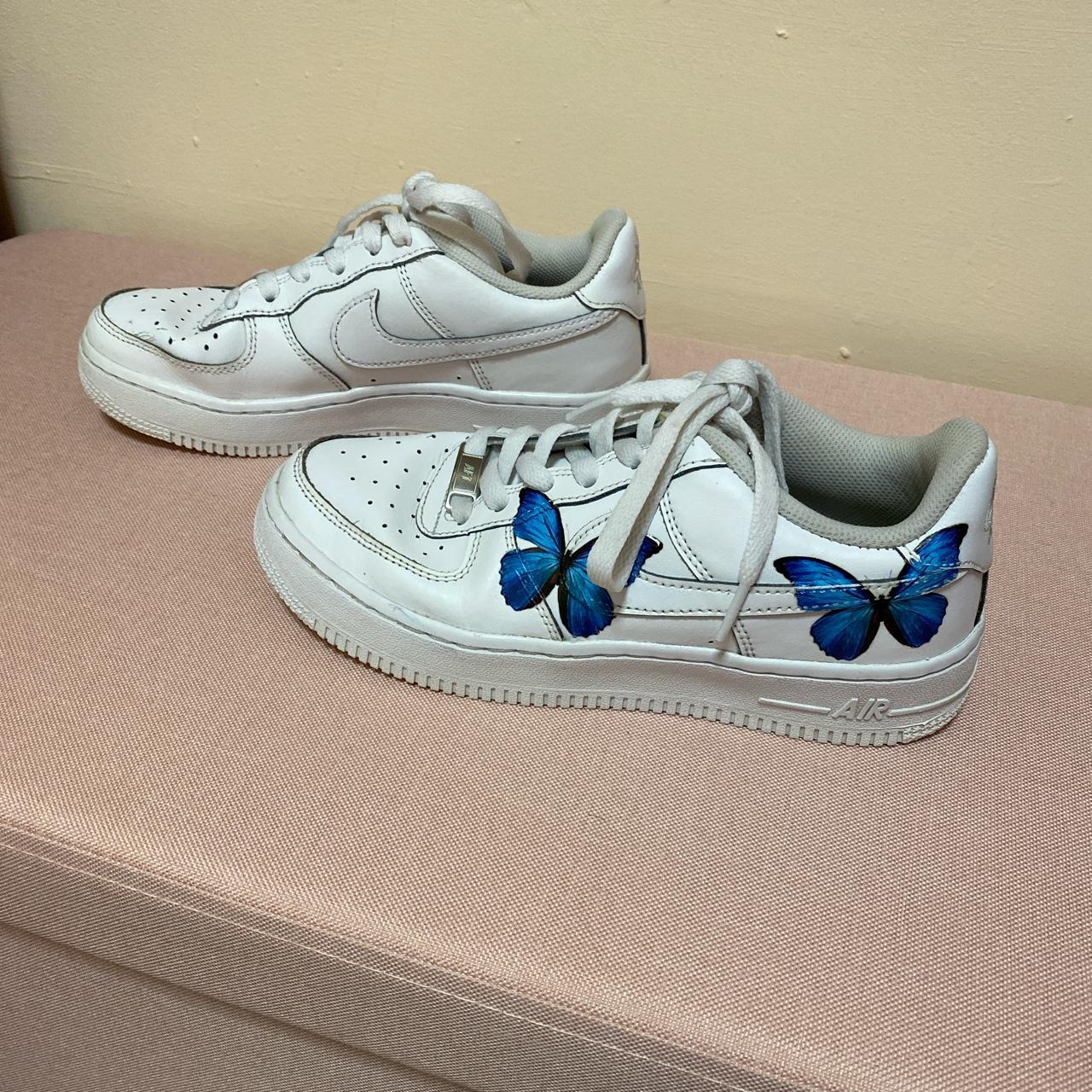 custom nike air force 1 butterfly