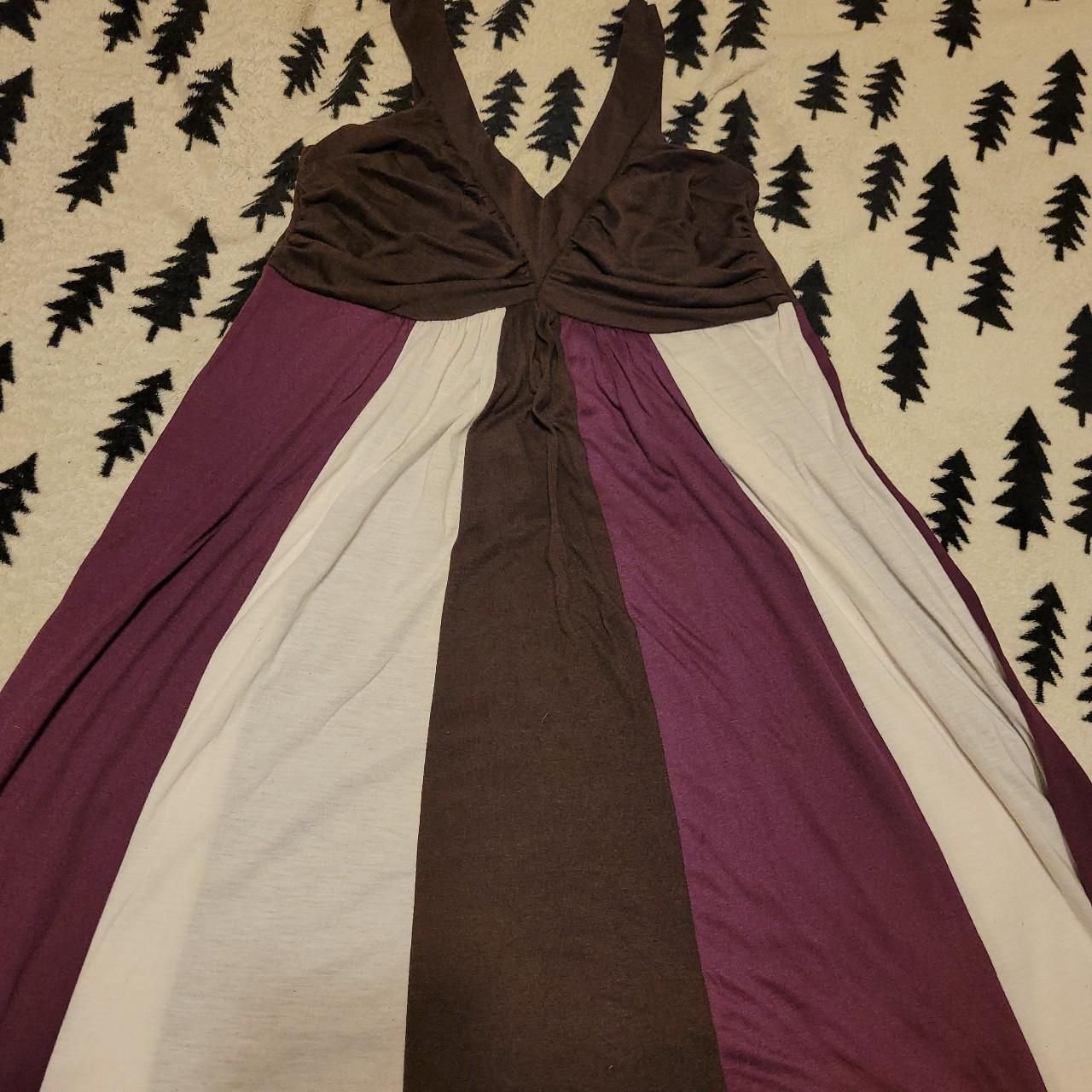 Hype Women's Purple and White Dress (3)