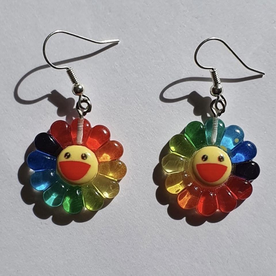 Murakami flower deals earrings