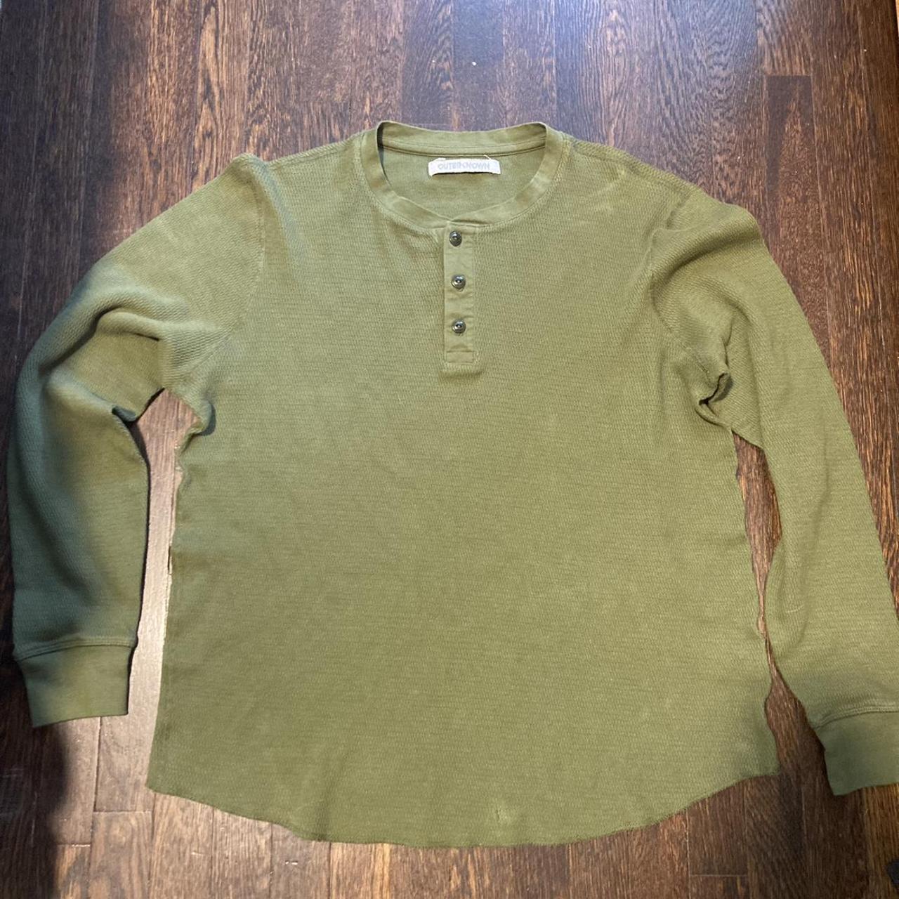 Outerknown Men's Green Shirt | Depop