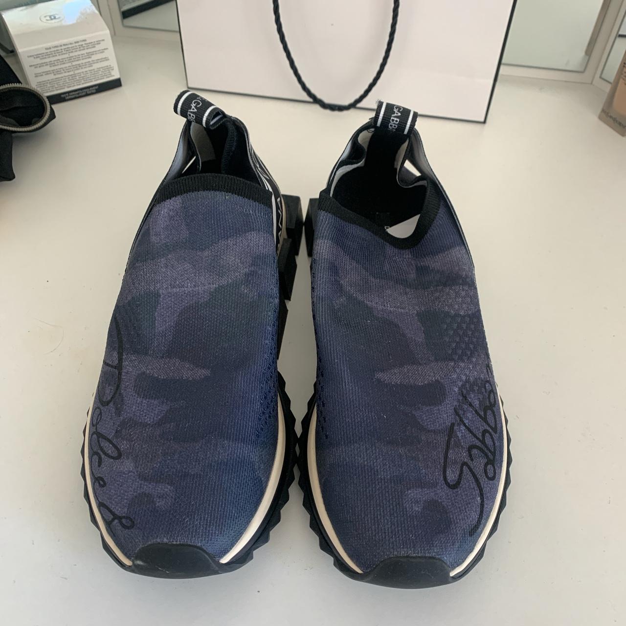 navy blue dolce and gabbana shoes