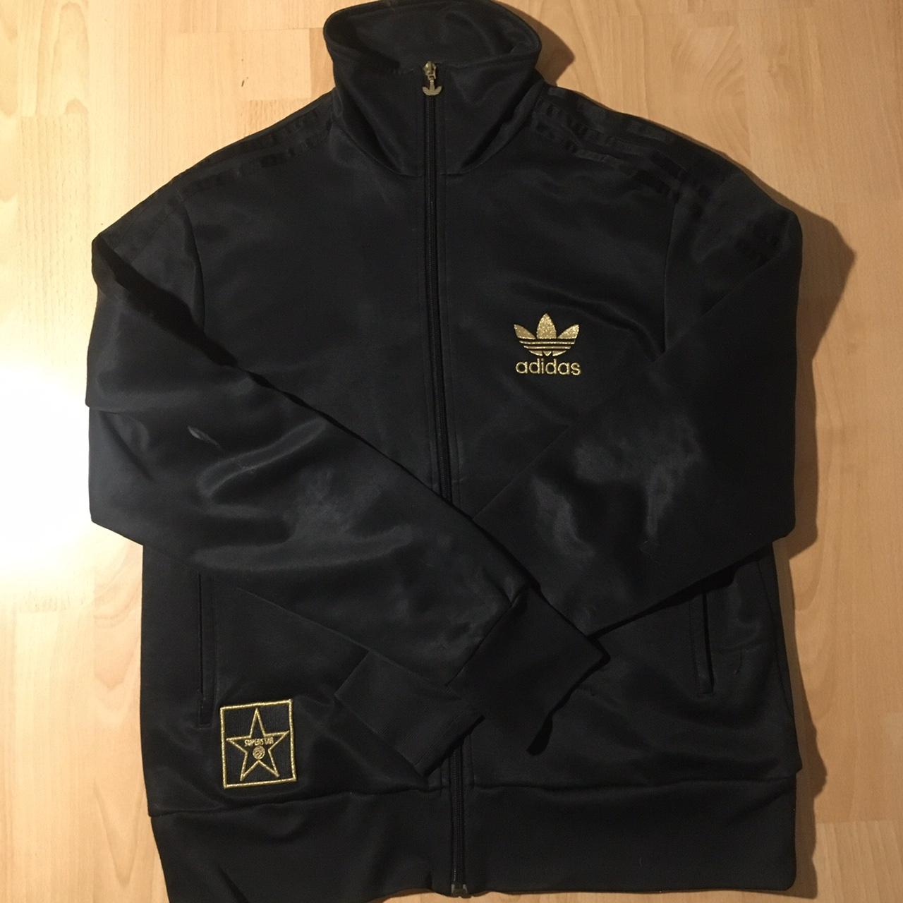 Superstar black and outlet gold jacket