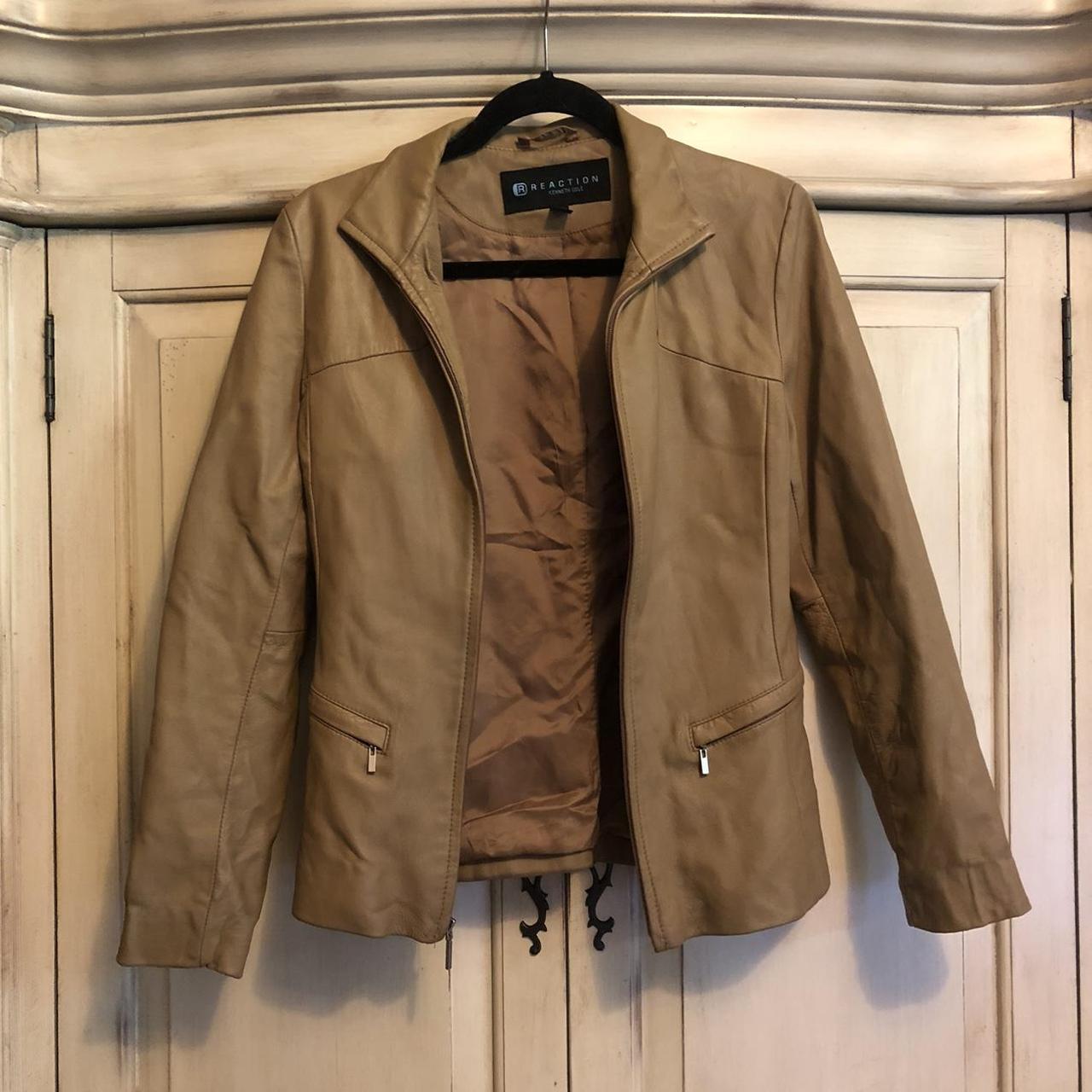 Women's Tan Jacket Depop