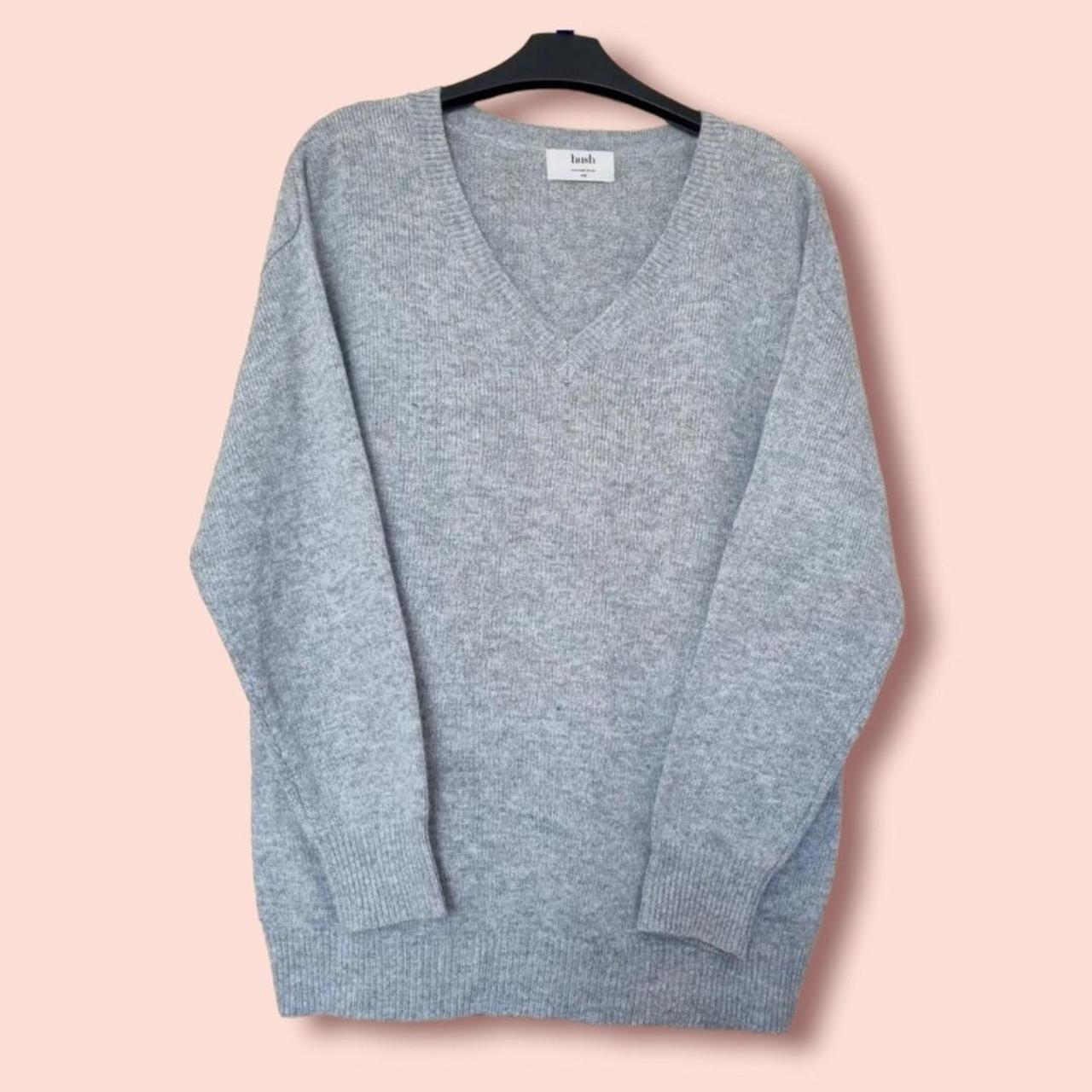 Hush Women's Grey Jumper | Depop