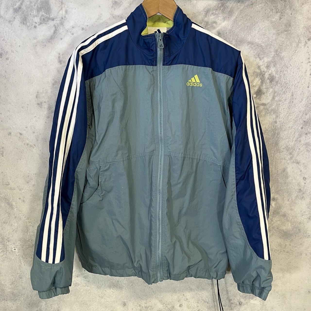 Vintage Adidas 3 Stripe Lined Track Jacket L Good... - Depop