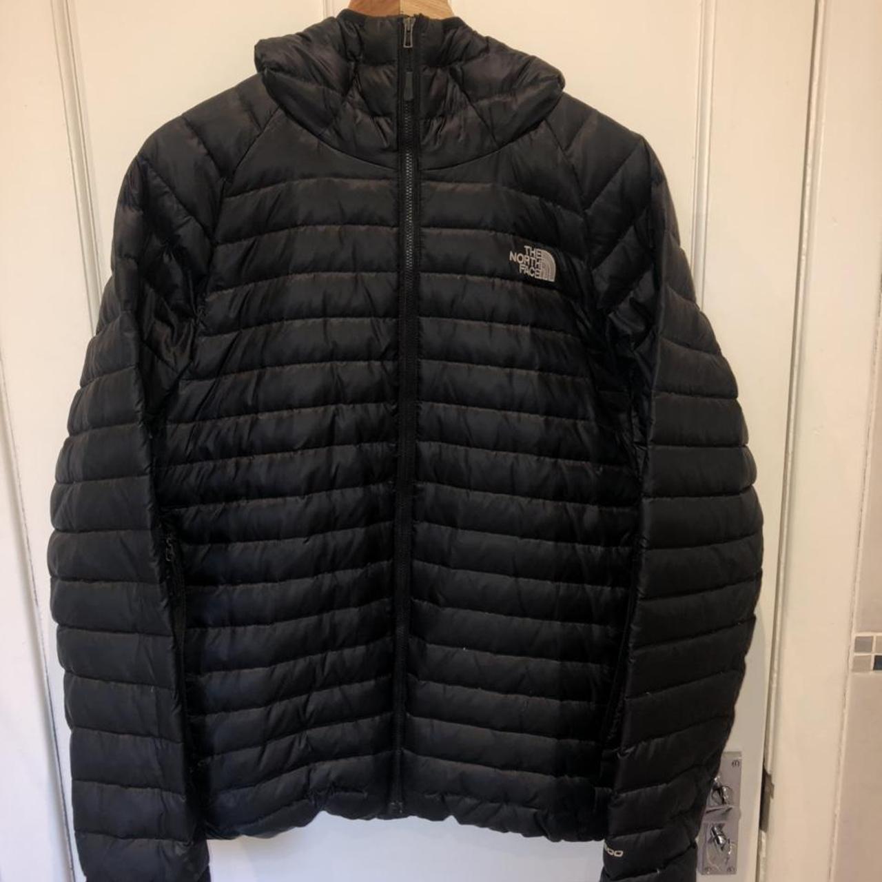 north face hoodless puffer