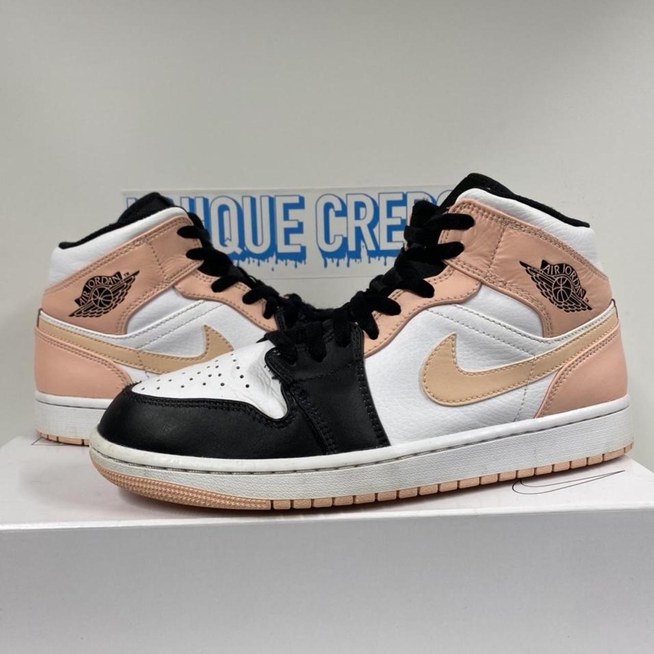 Jordan 1 Mid Arctic Orange Black Toe Style code:... - Depop