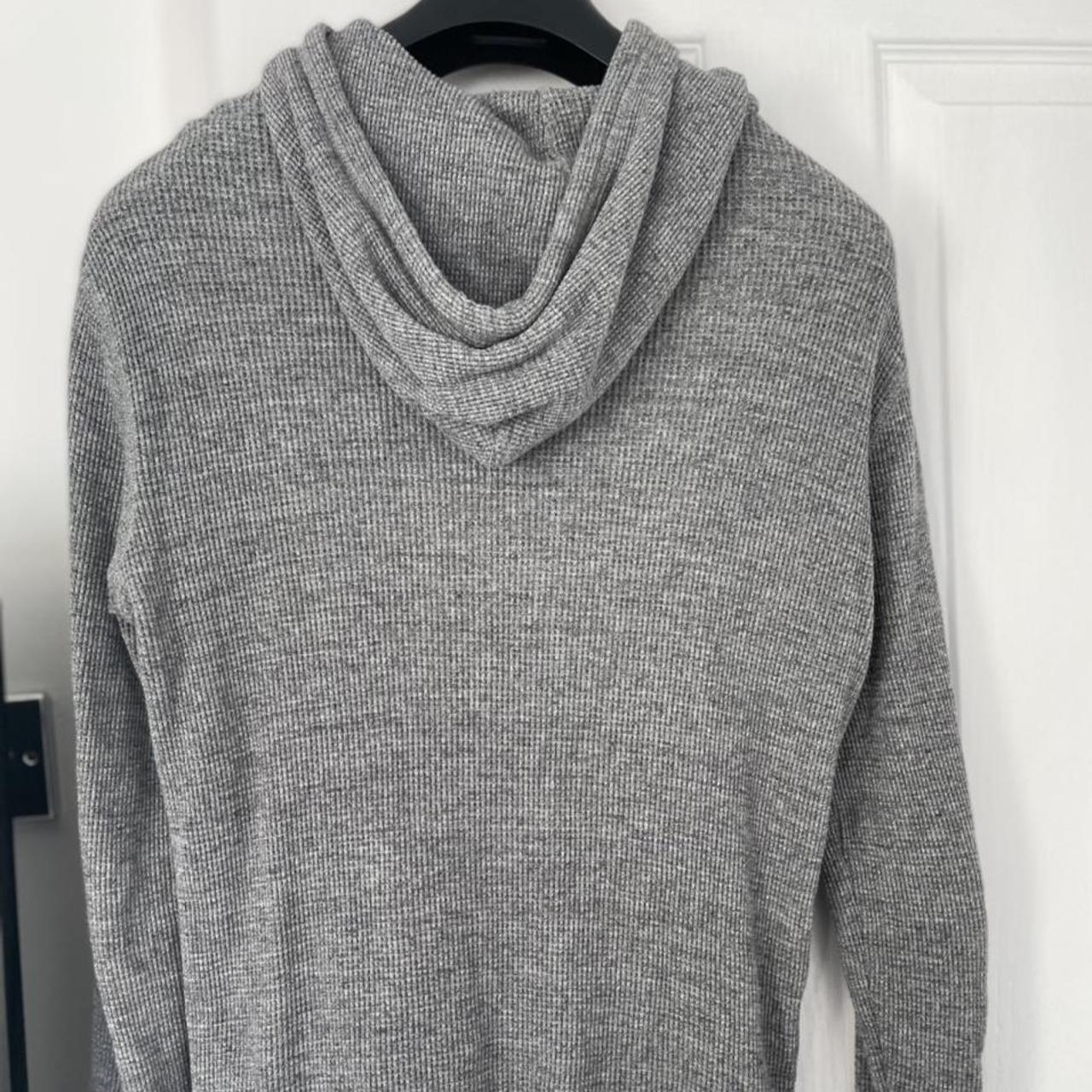 Grey Ralph Lauren Hoodie size M - Depop