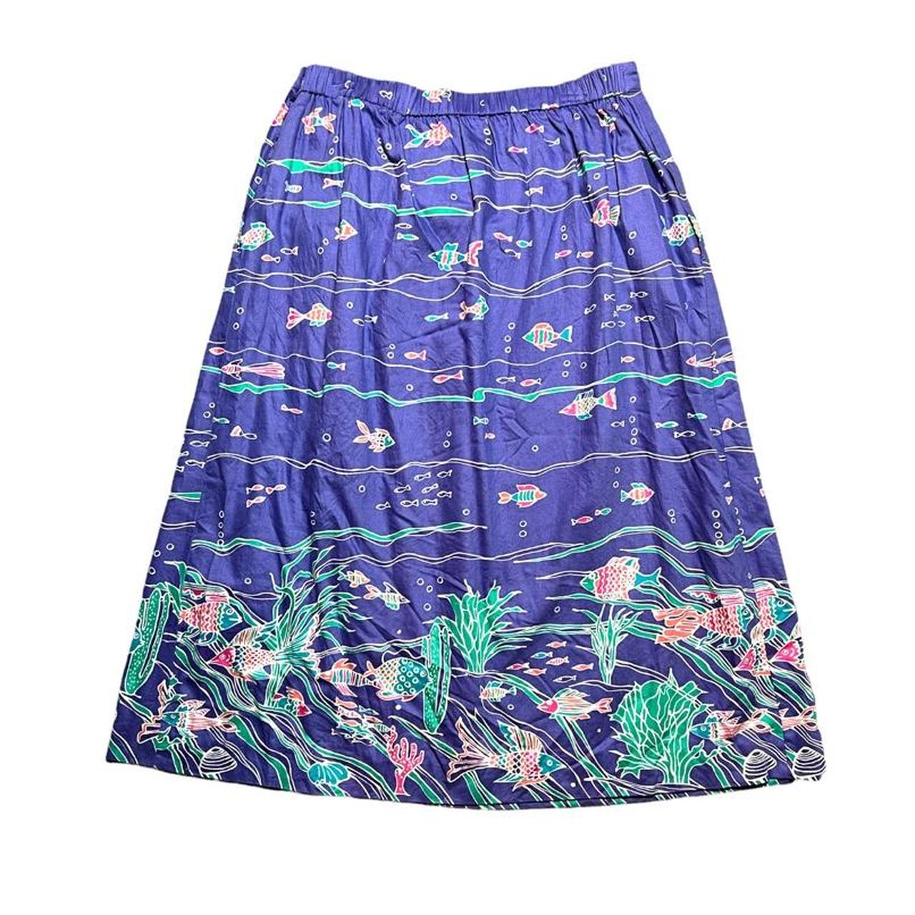 🦋 1980s Fish maxi skirt! 🌸 💖 im obsessed with this... - Depop