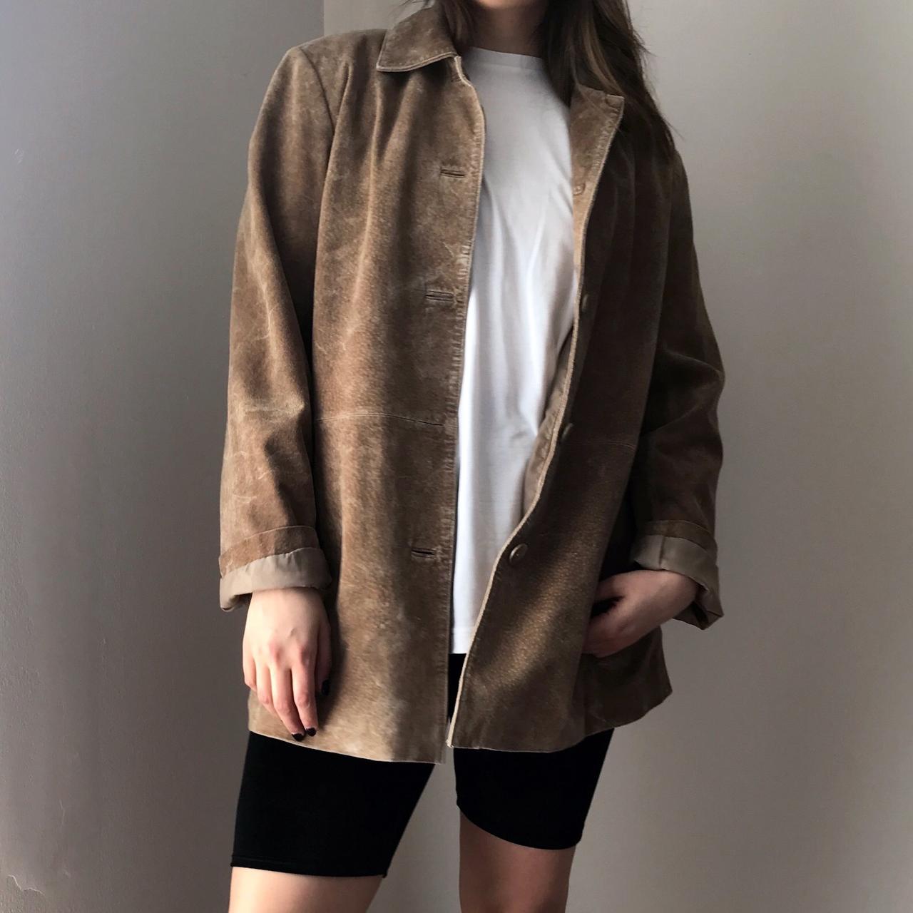 bernardo suede coat