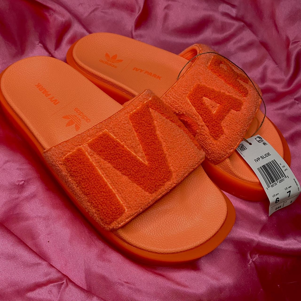 Ivy park pink store sliders