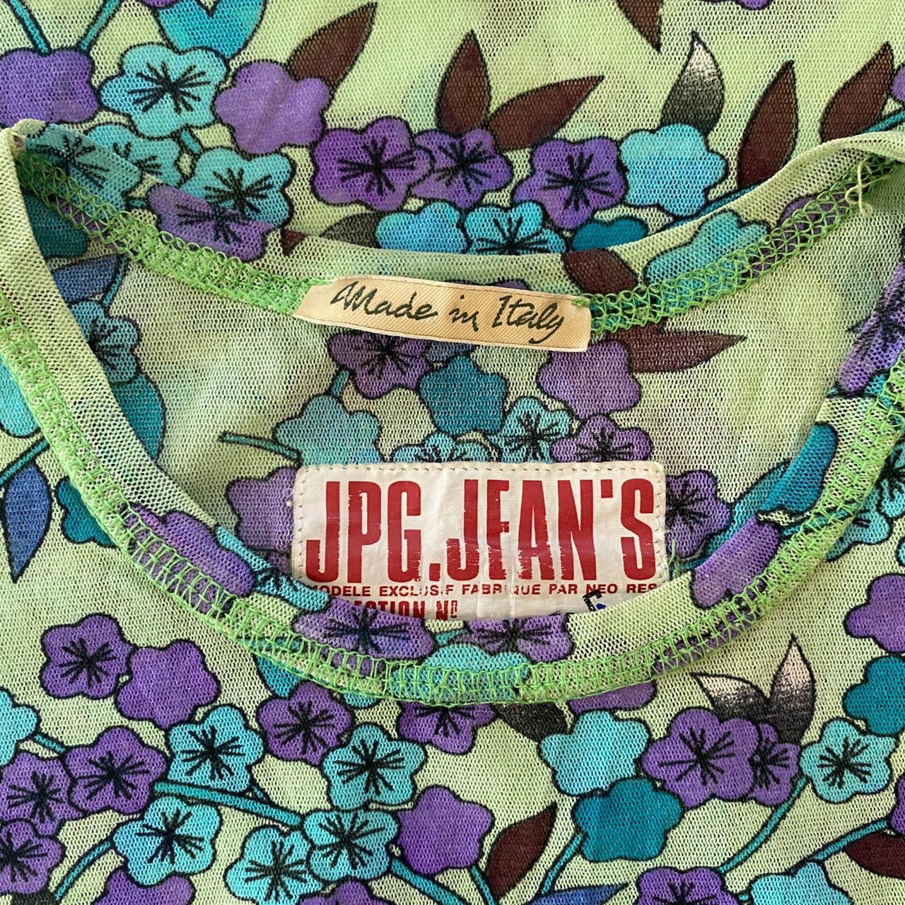 Gaultier Jeans Women's Green and Blue Shirt (3)