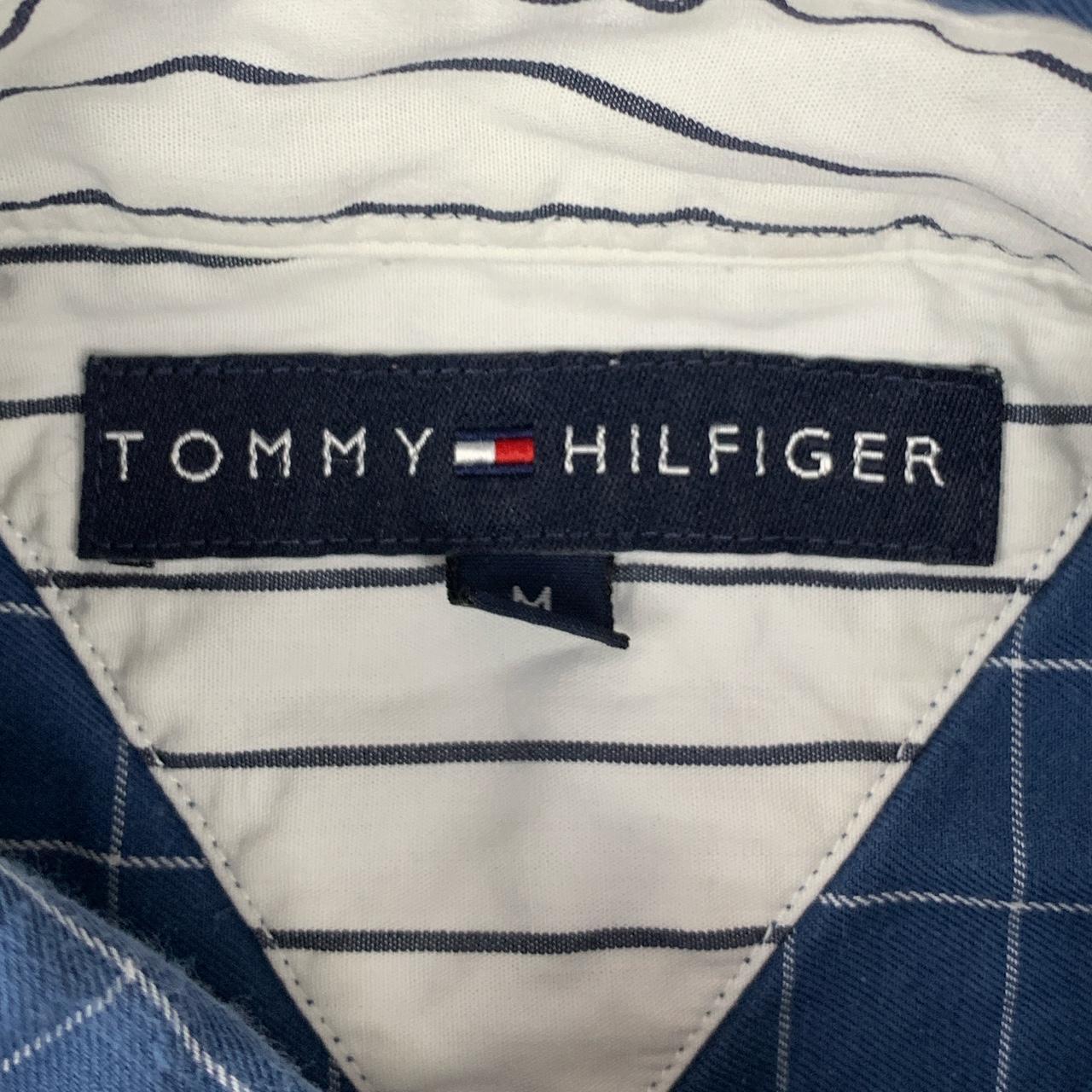 Tommy Hilfiger Checkered Button Up Shirt — SIZE -... - Depop