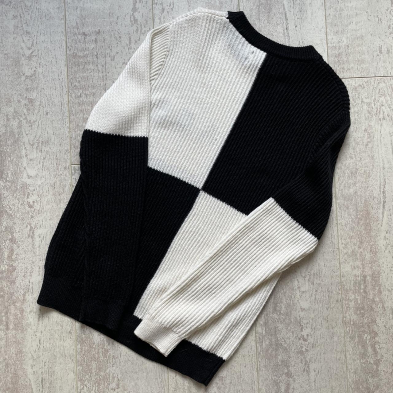 Palace Batton-Berg Knit, Black/White, Size M, 10/10