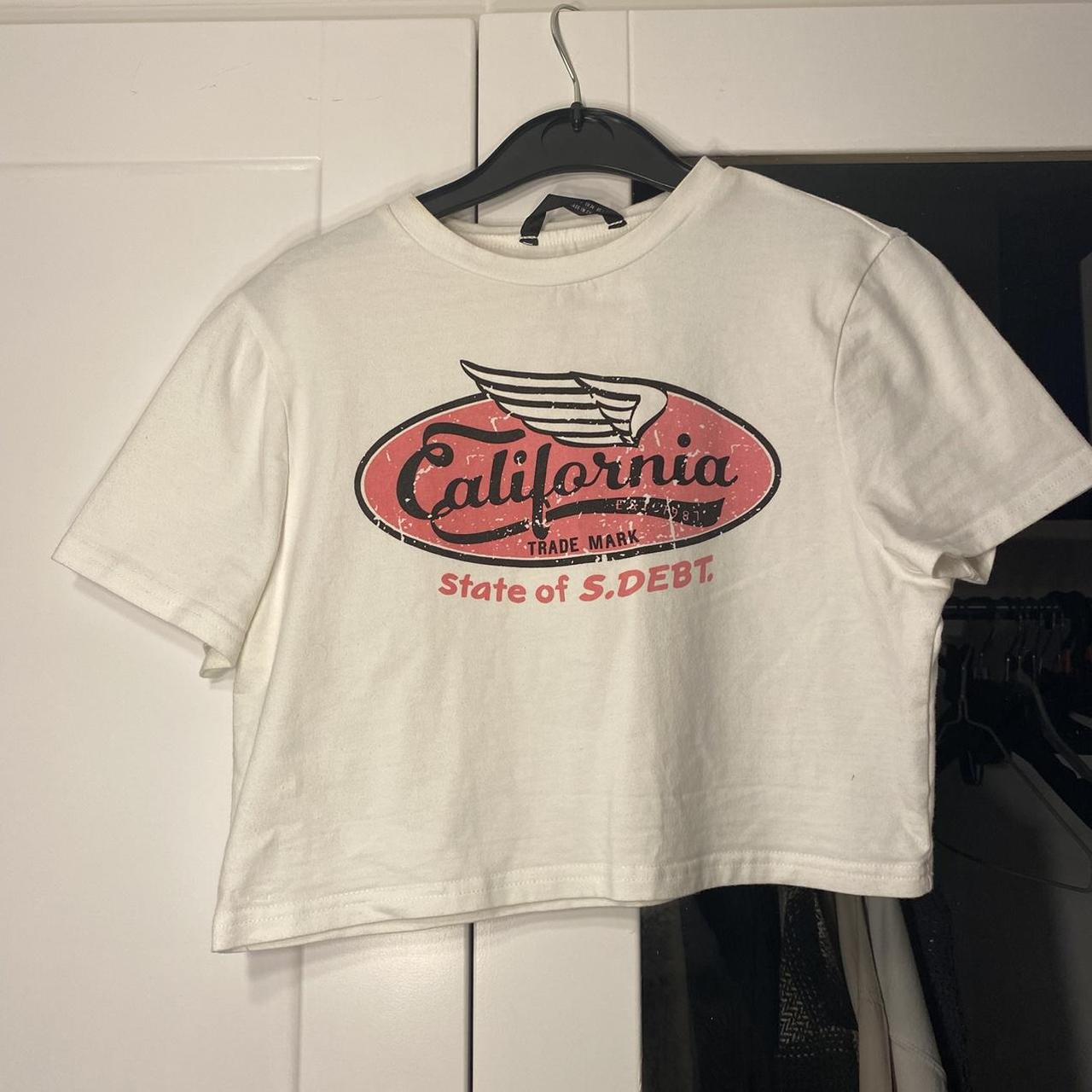 SHEIN Los Angeles Top definitely worn, but makes for - Depop