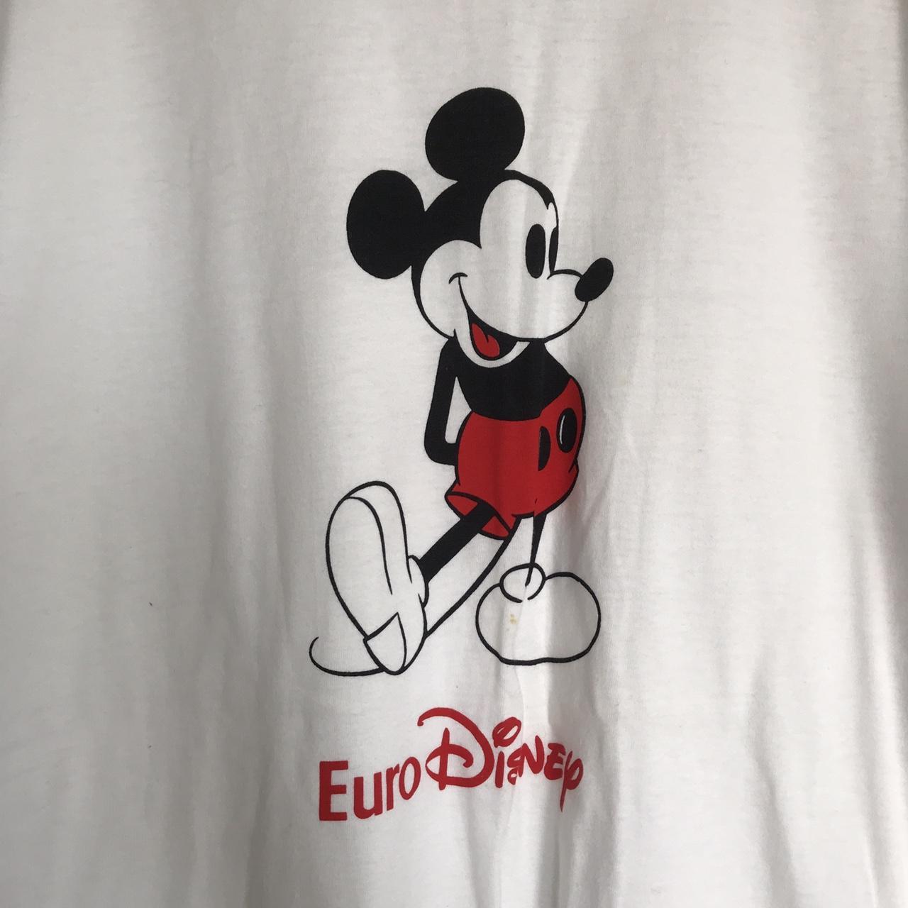 Vintage EuroDisney Mickey Mouse graphic tshirt Great... - Depop