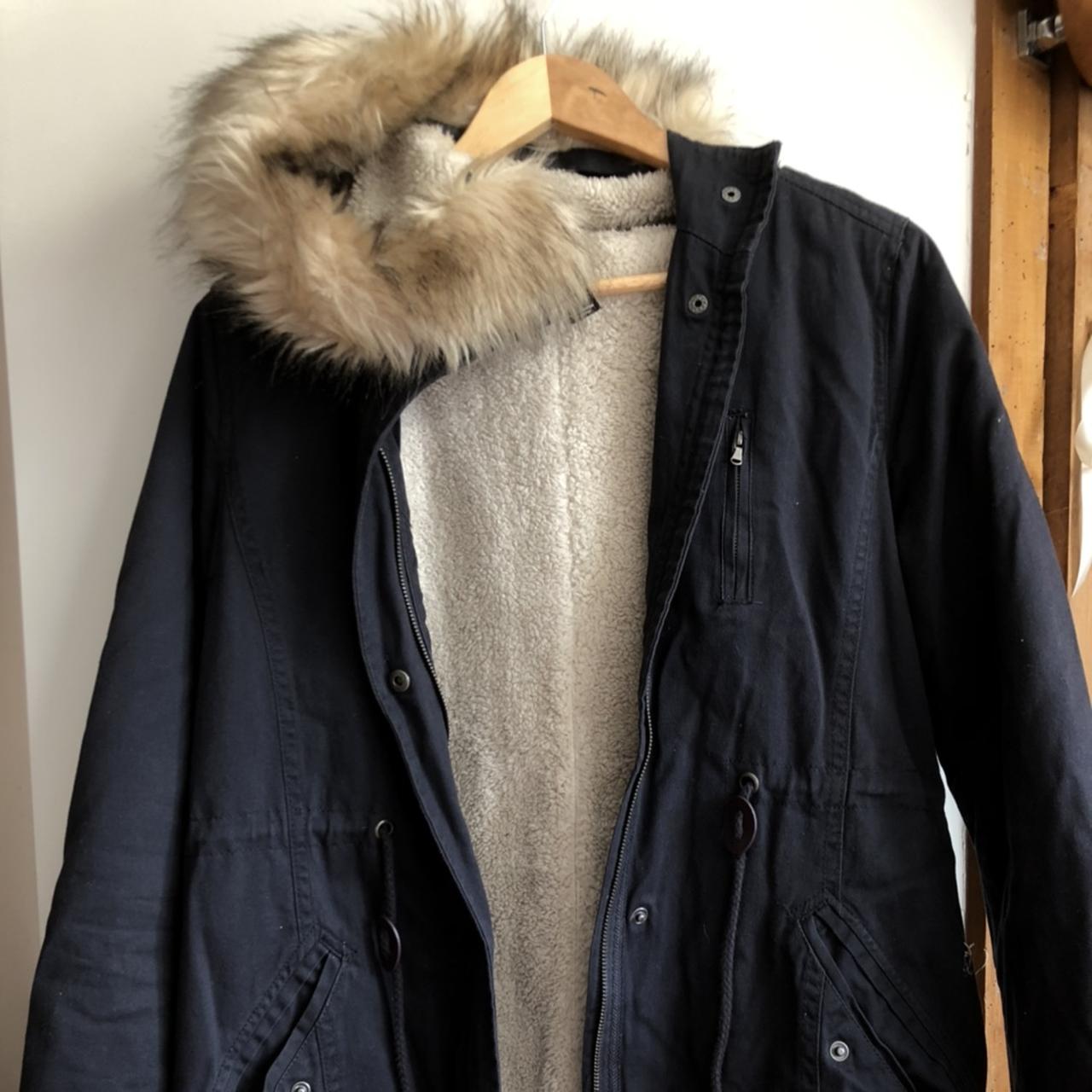 Factorie winter coat with fluffy inside. Used a few Depop