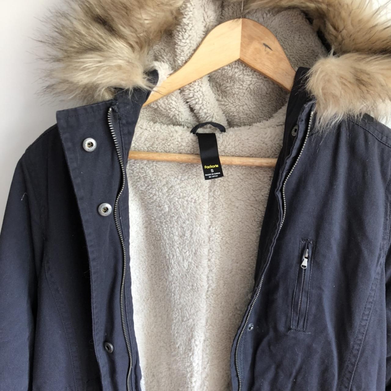 Factorie fluffy outlet jacket