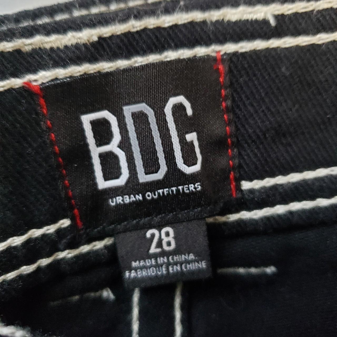 BDG Women's Black and Yellow Jeans (4)