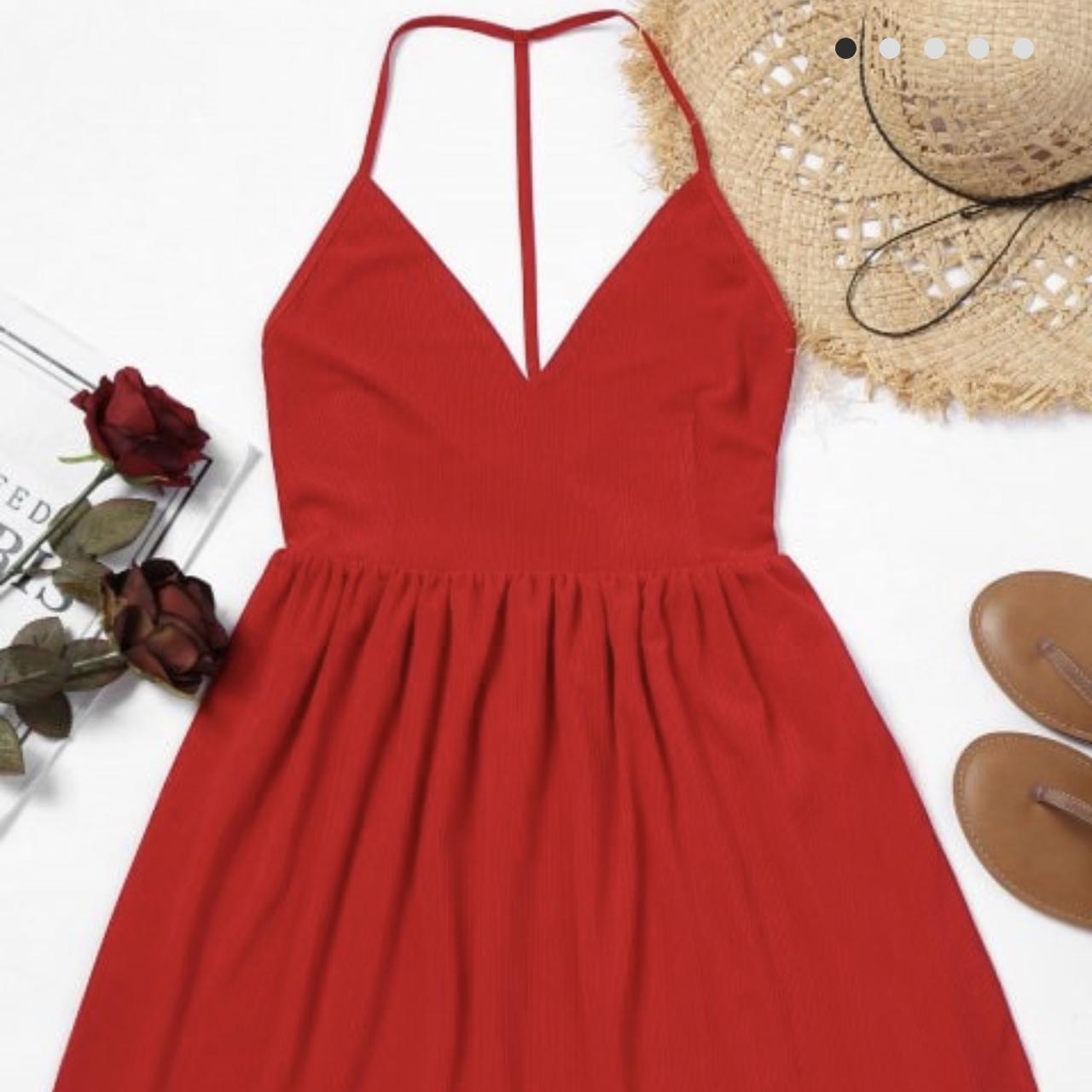 Backless Cami Mini Dress from Zaful Depop