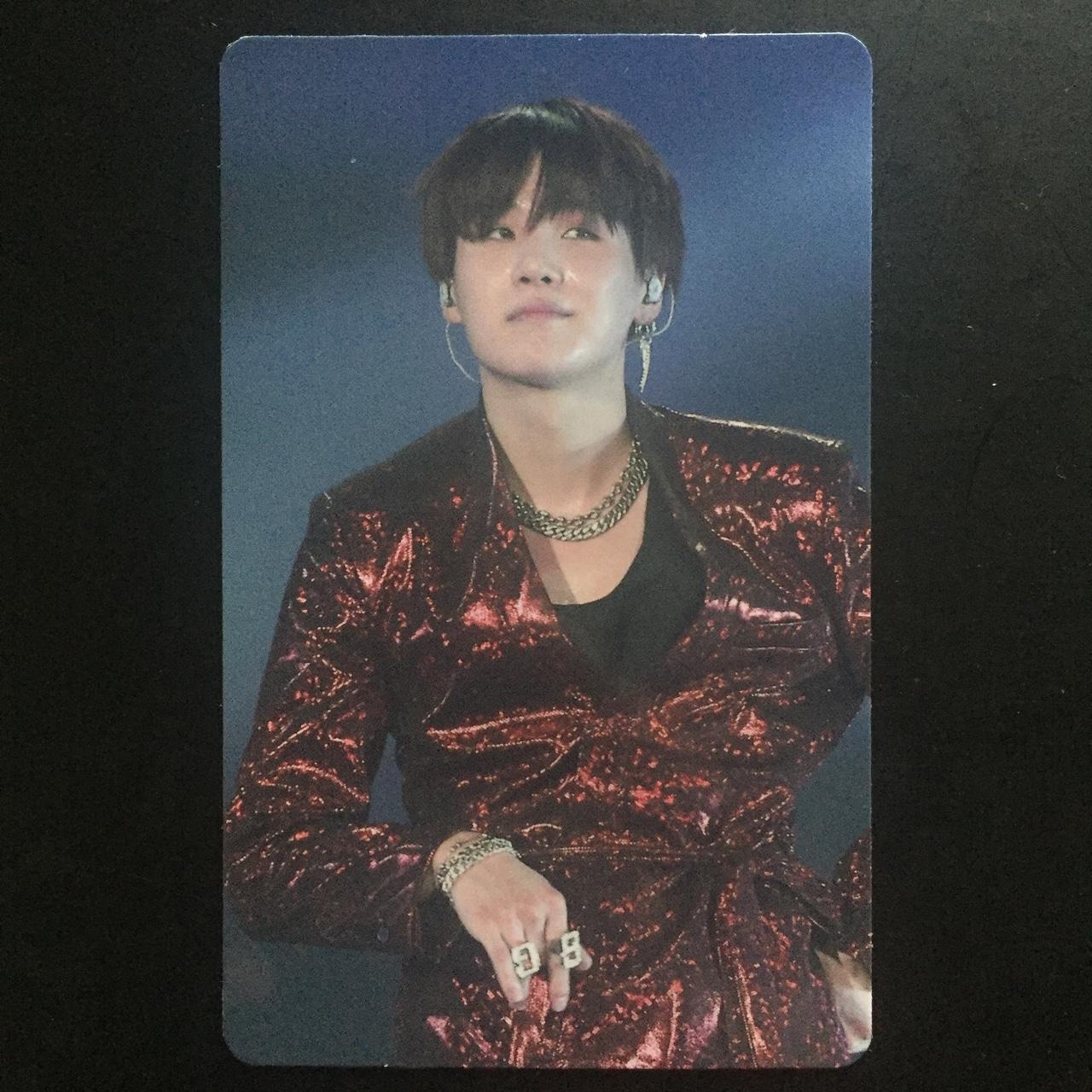 SUGA Yoongi Love Yourself In Seoul DVD photocard