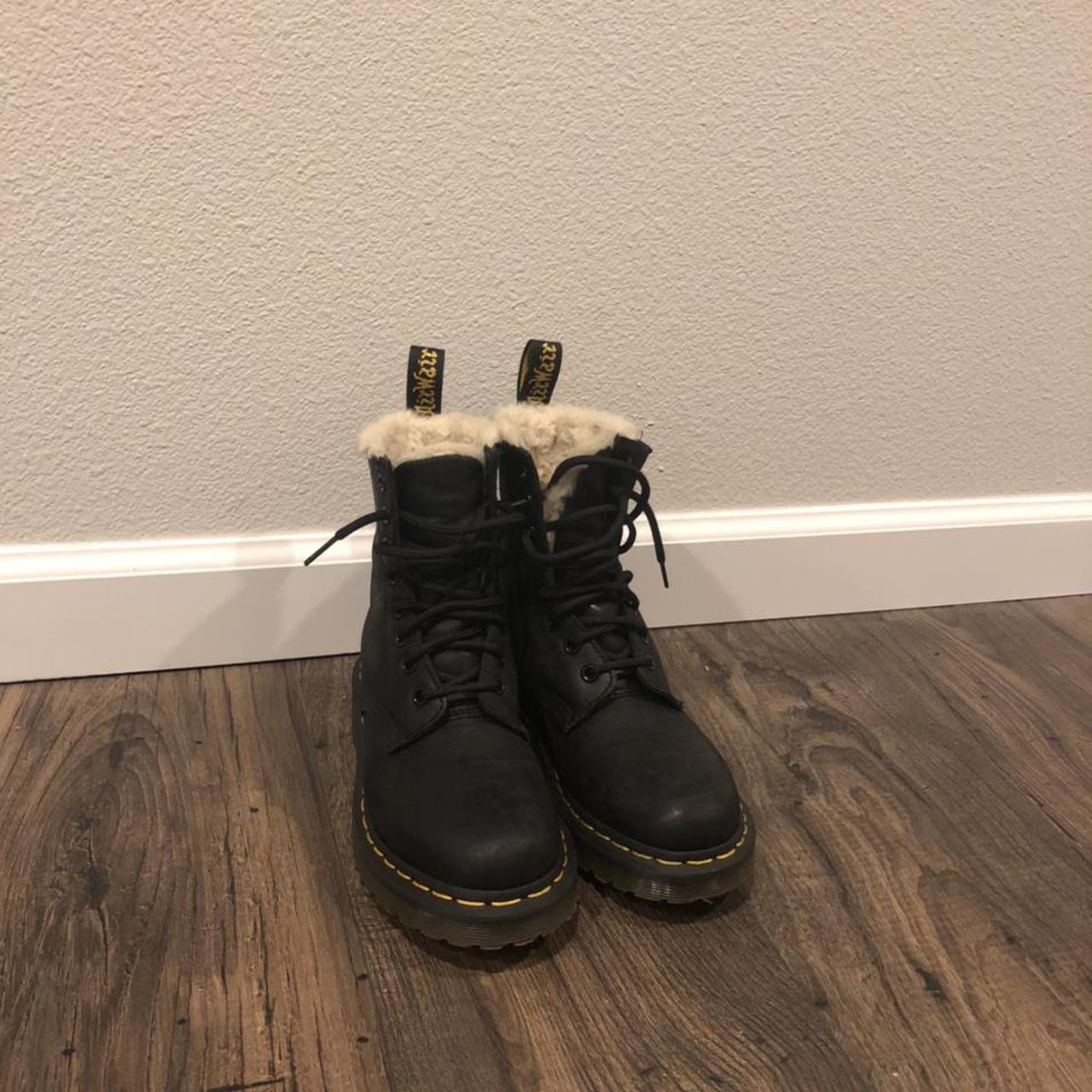 jadon fur lined doc martens